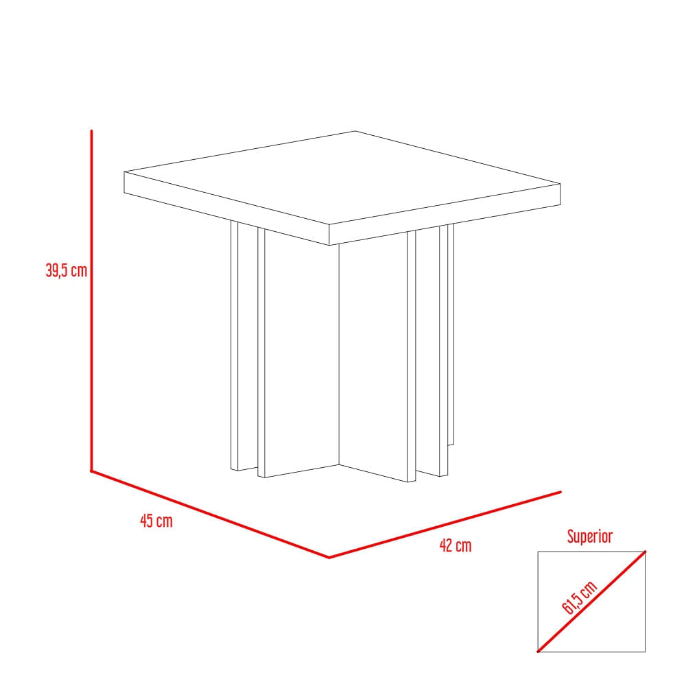 Mesa Auxiliar Athina Siena