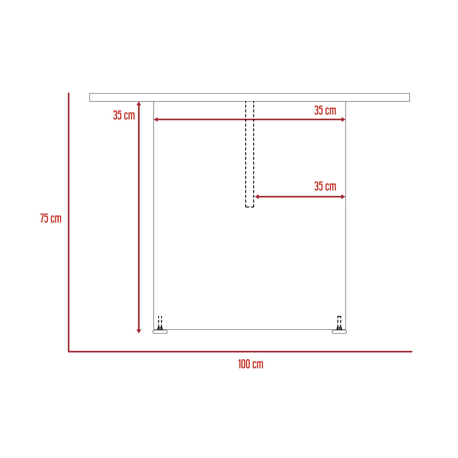 Mesa De Reunion Home Office M 200 Rta Wengue Milan