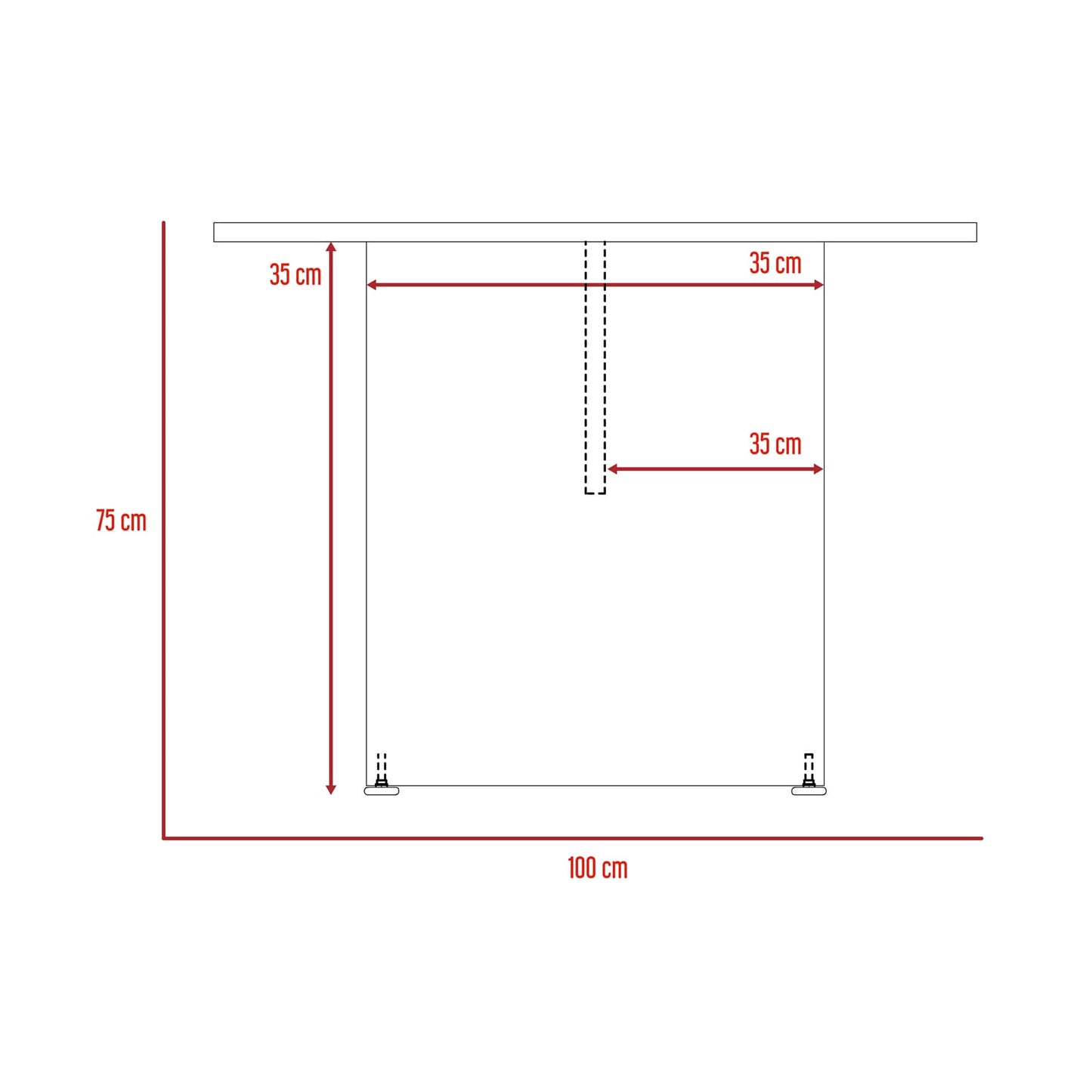 Mesa De Reunion Home Office M 200 Rta Wengue Milan