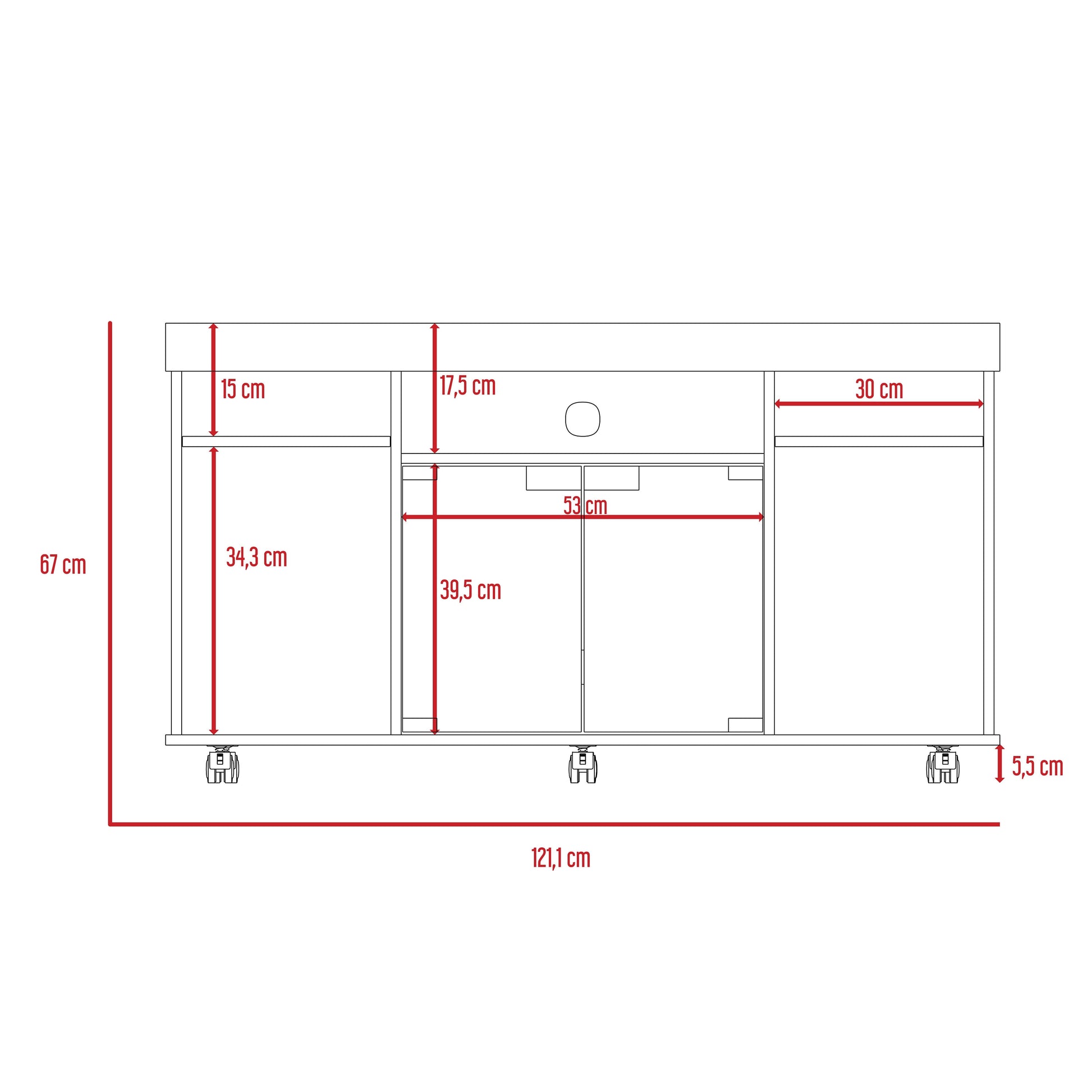 Mesa Para Tv Vermon Duna N/A
