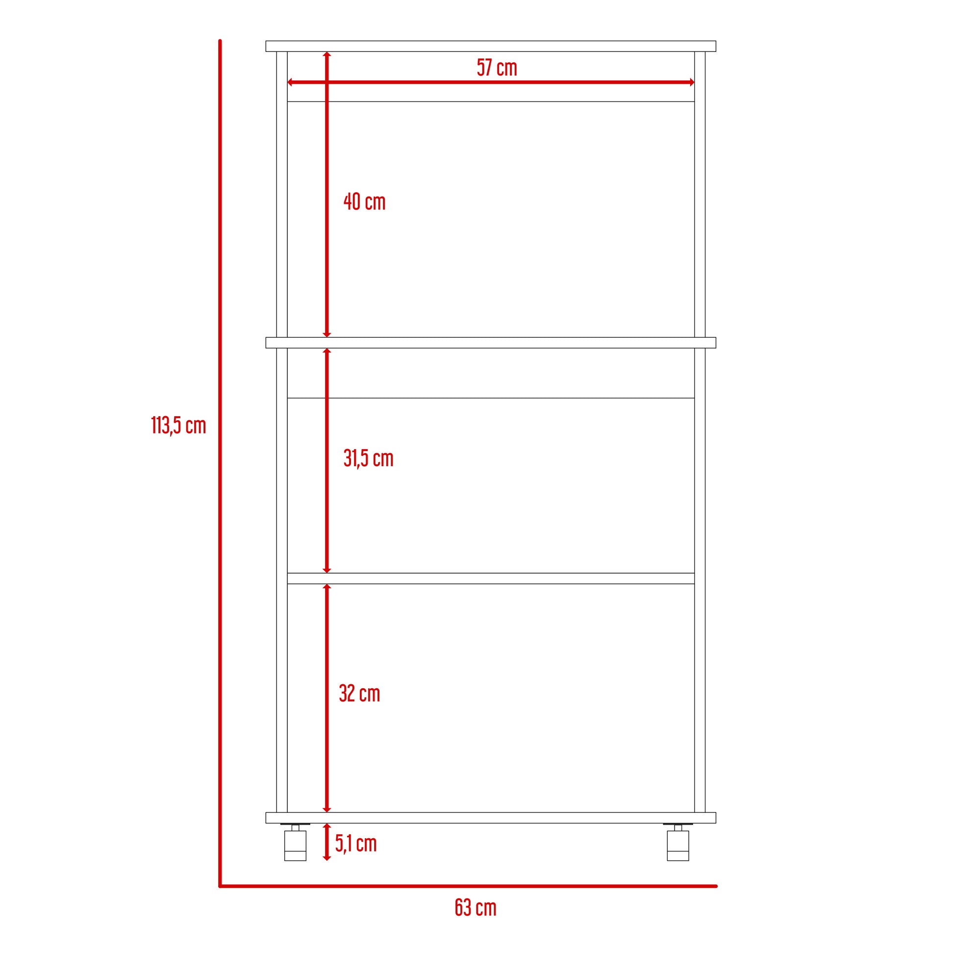 Mueble Cocina Kitchen 36 Rta Blanco