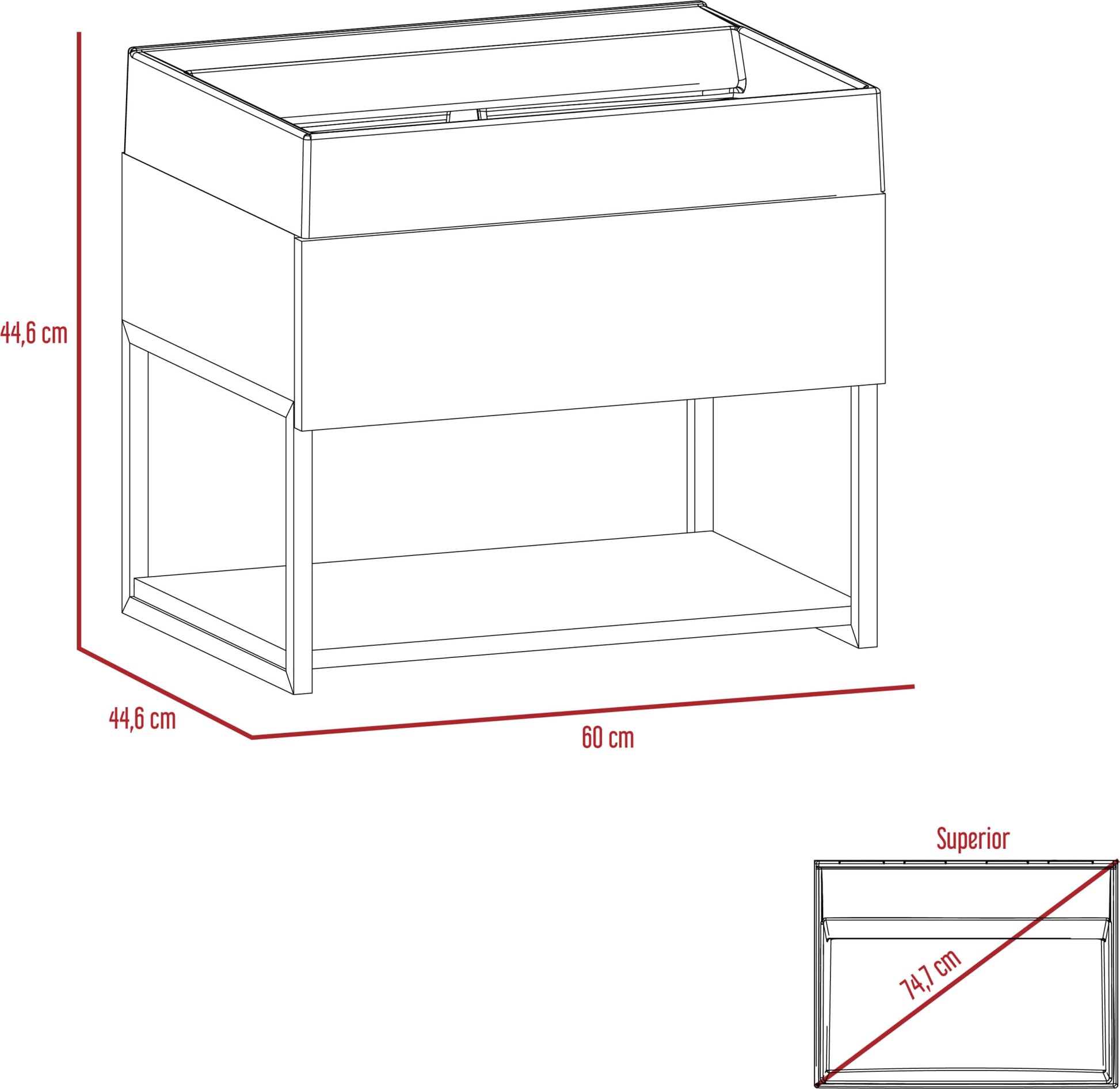 Mueble Fusion Plus Rta Taupe
