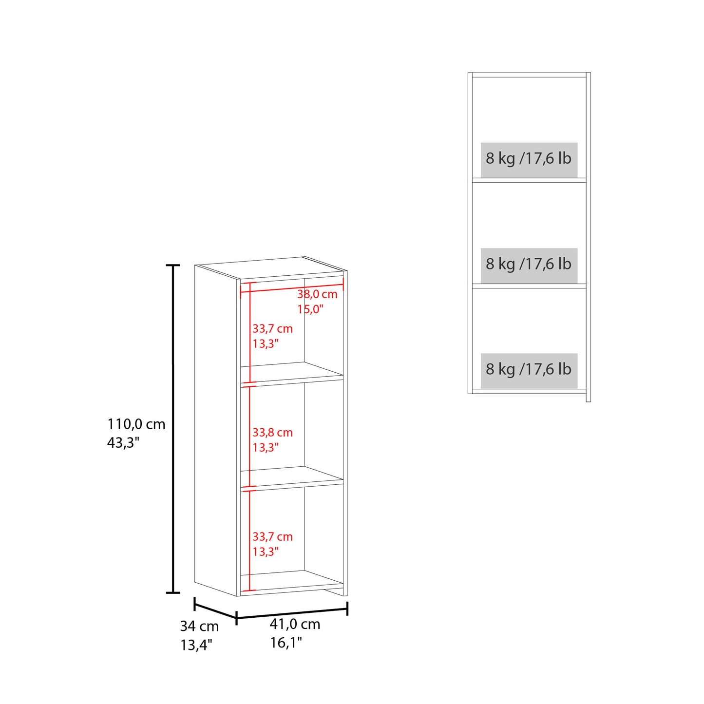 Mueble Auxiliar Obregon 110X41X34 Rta Wengue Zf