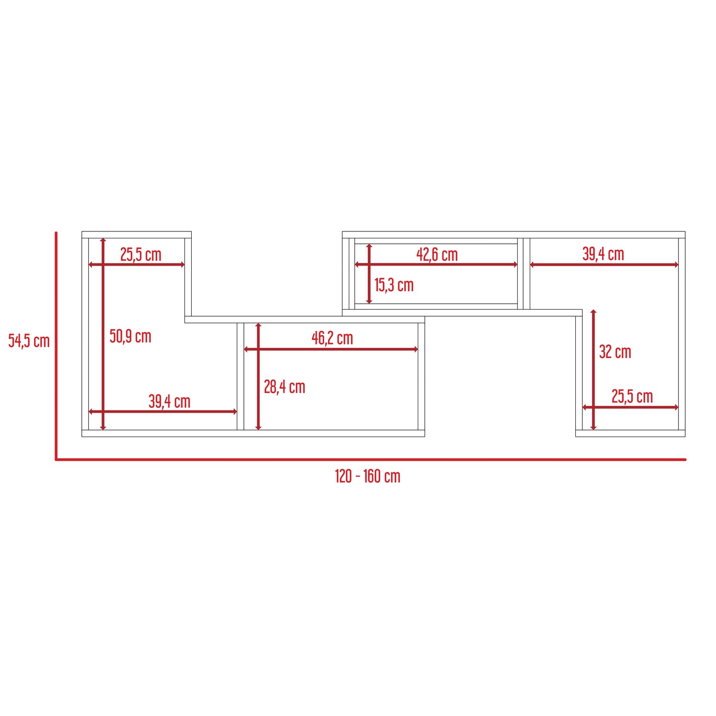Rack Tv Extensible Beijing Rta Wengue