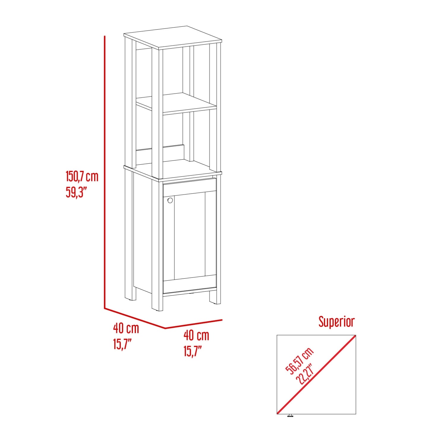Mueble De Baño St Clair Rta Bardolino