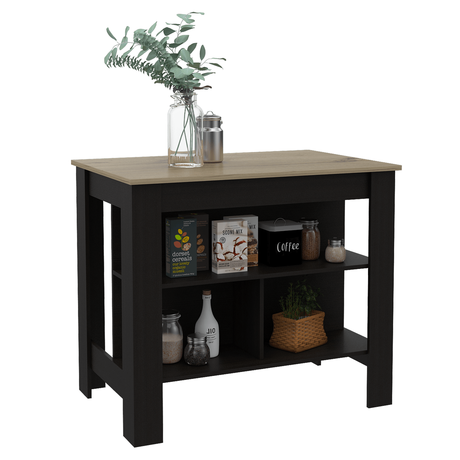 Isla Cala De Cocina 90X103 Rta Wengue Duna