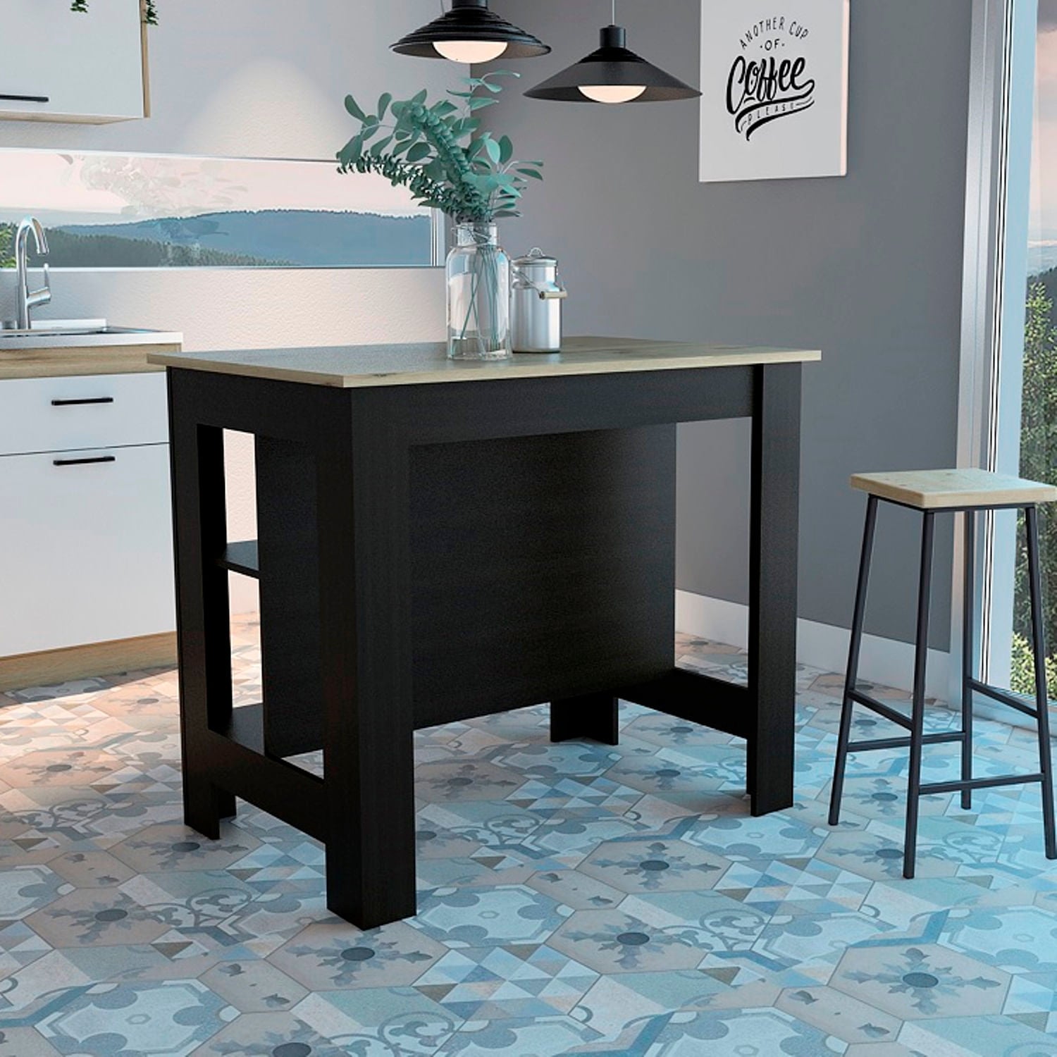 Isla Cala De Cocina 90X103 Rta Wengue Duna