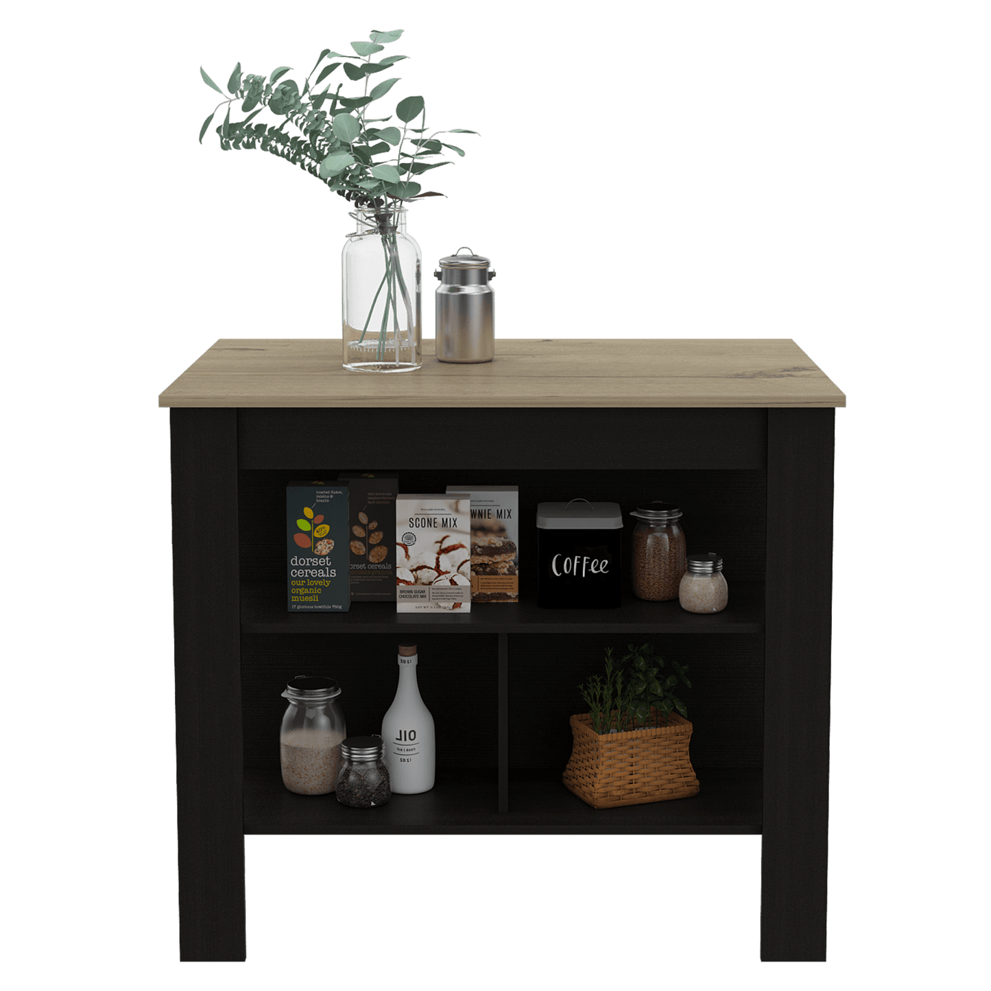 Isla Cala De Cocina 90X103 Rta Wengue Duna
