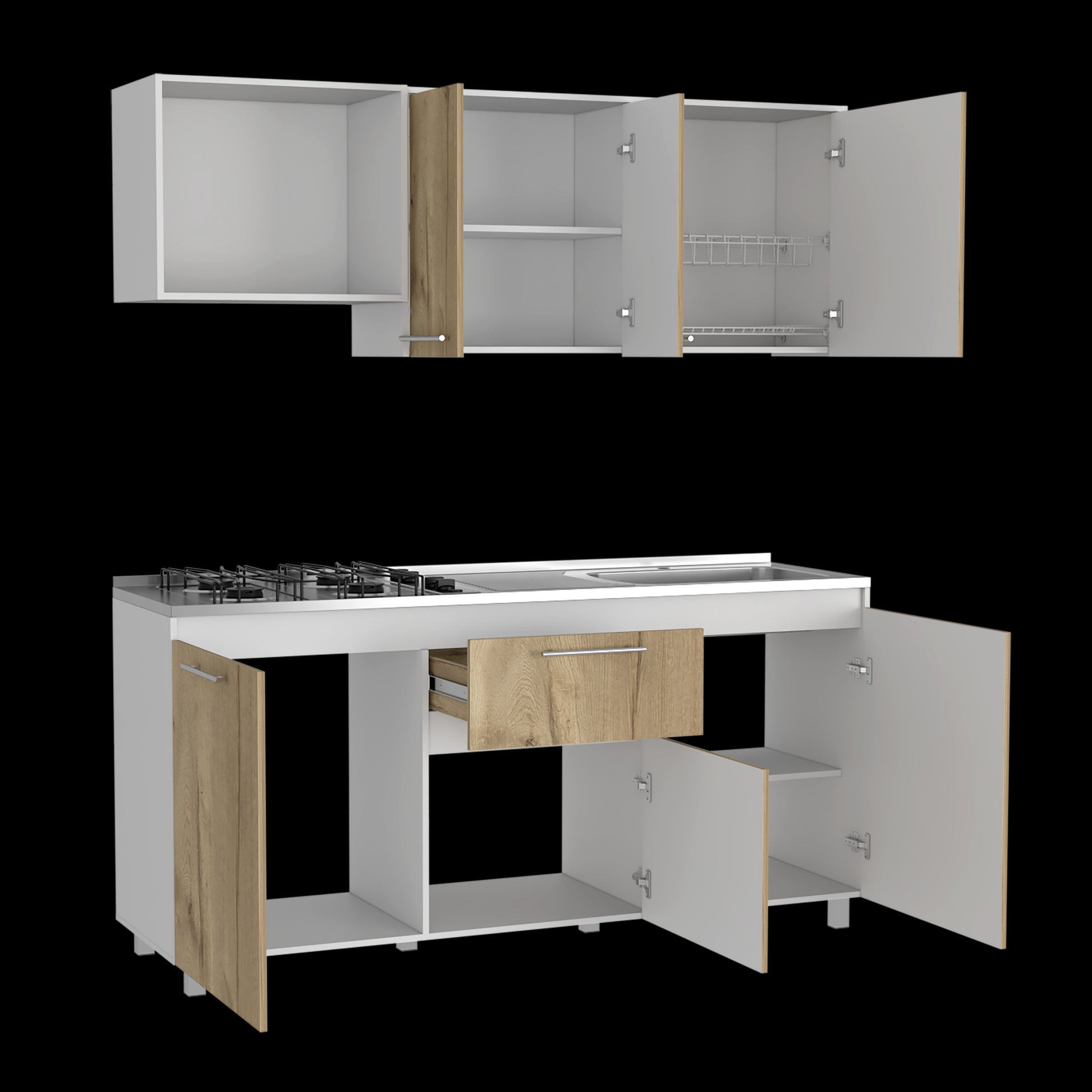 Cocina 180 Atalanta Rta Duna + Blanco