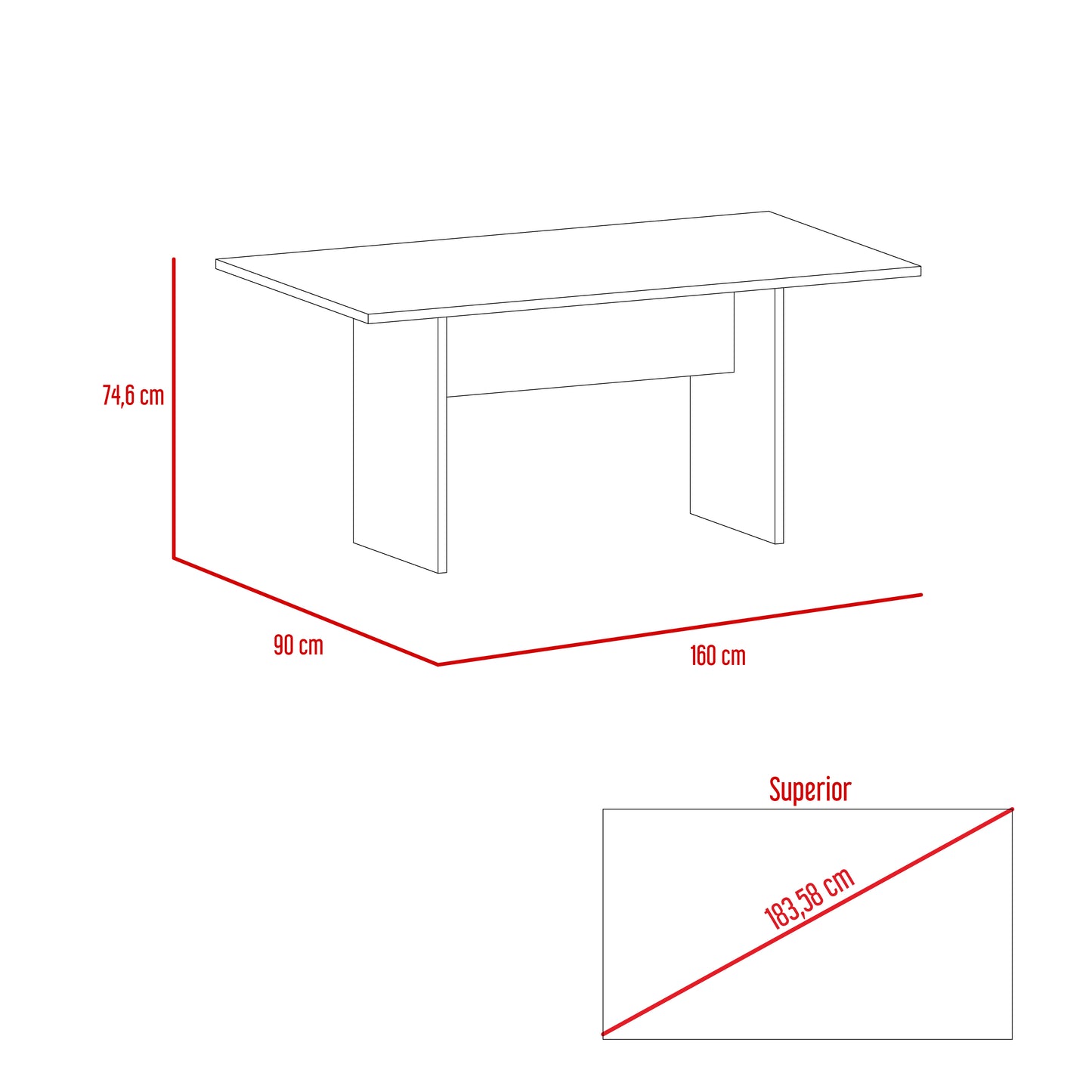 Mesa Comedor Beijing Rta Milan