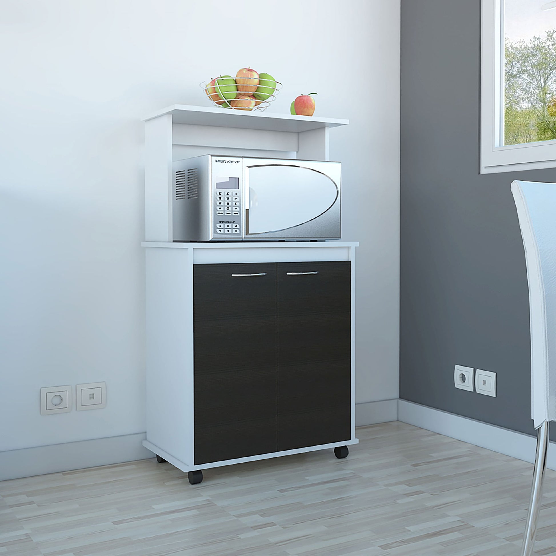 Kitchen 36 Rta Blanco + Wengue