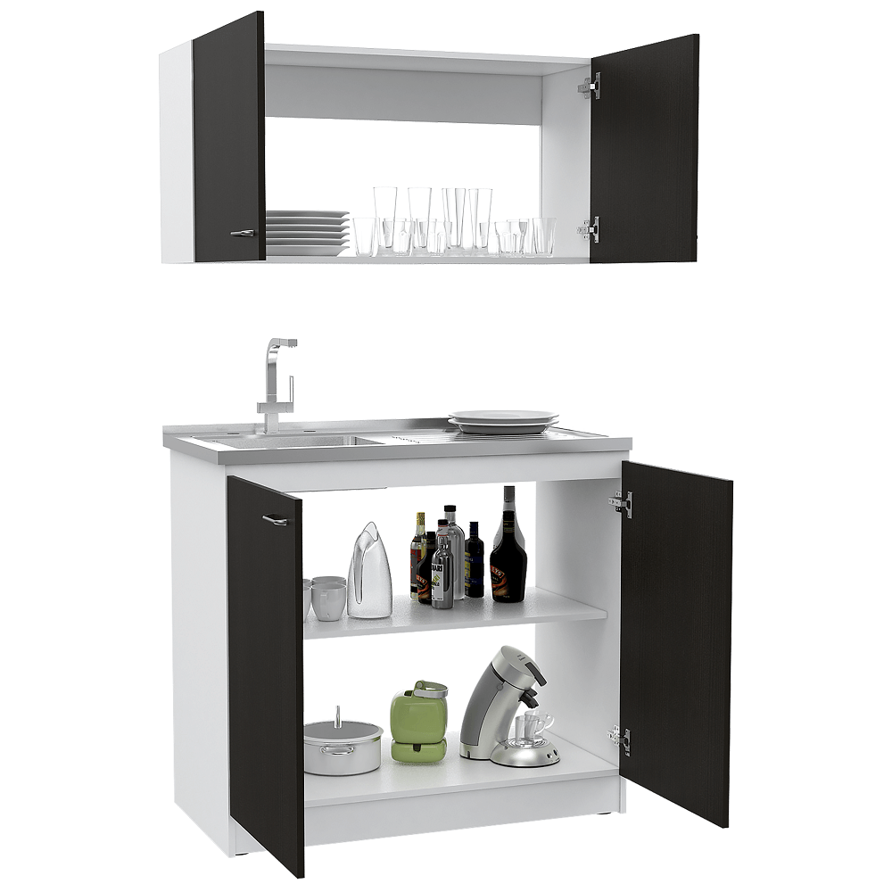 Kit Lavaplatos Napoles Blanco/Wengue