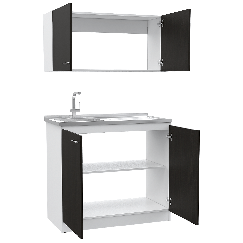 Kit Lavaplatos Napoles Blanco/Wengue