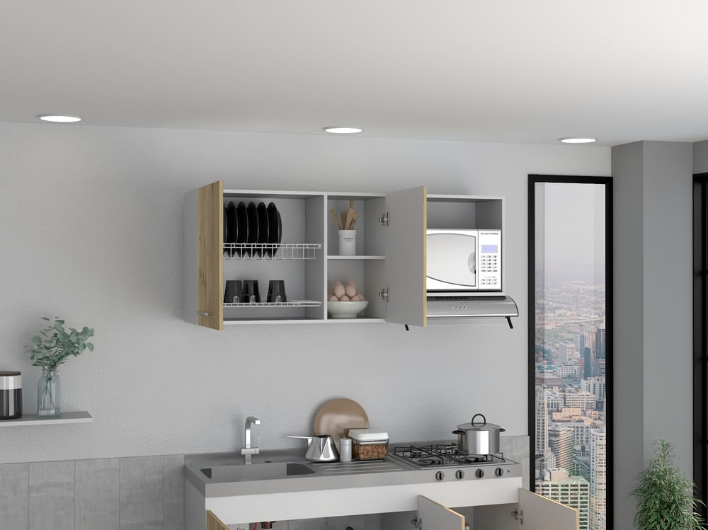 Mueble Superior 150 Lares Blanco + Duna