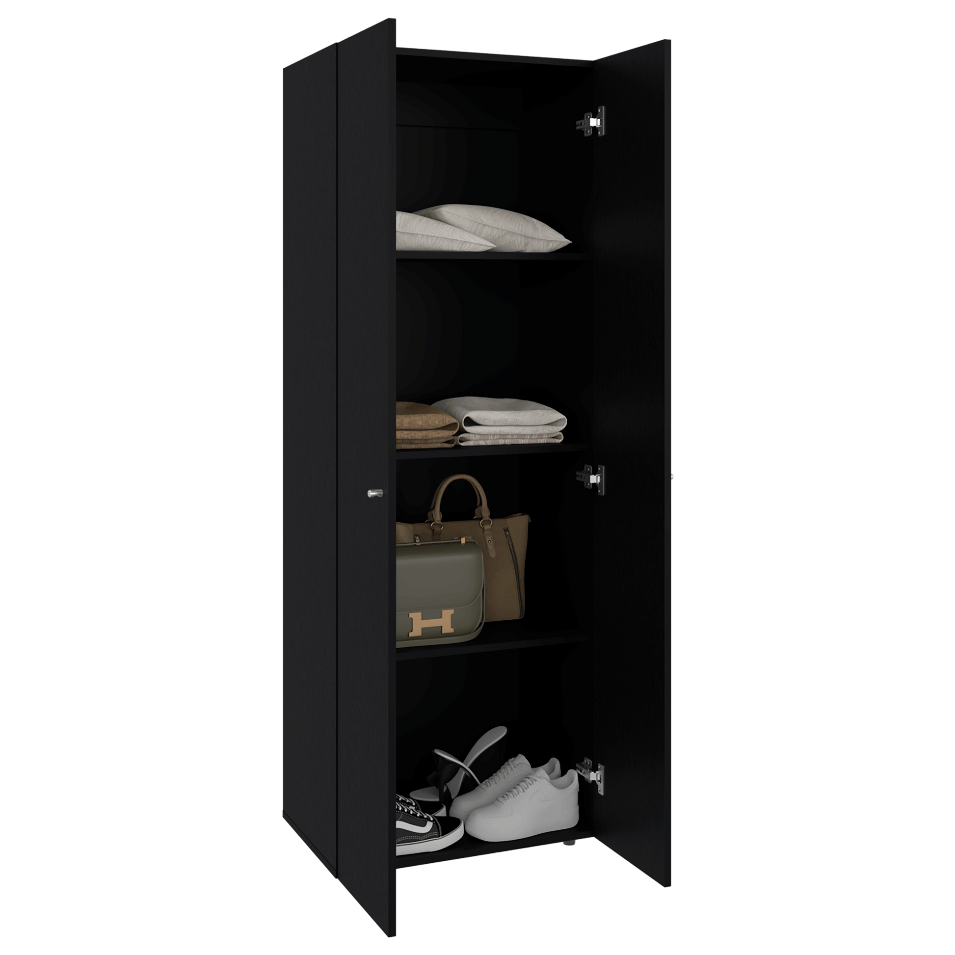 Closet 2 Puertas Tuhogar 170X60X40 Rta Wengue