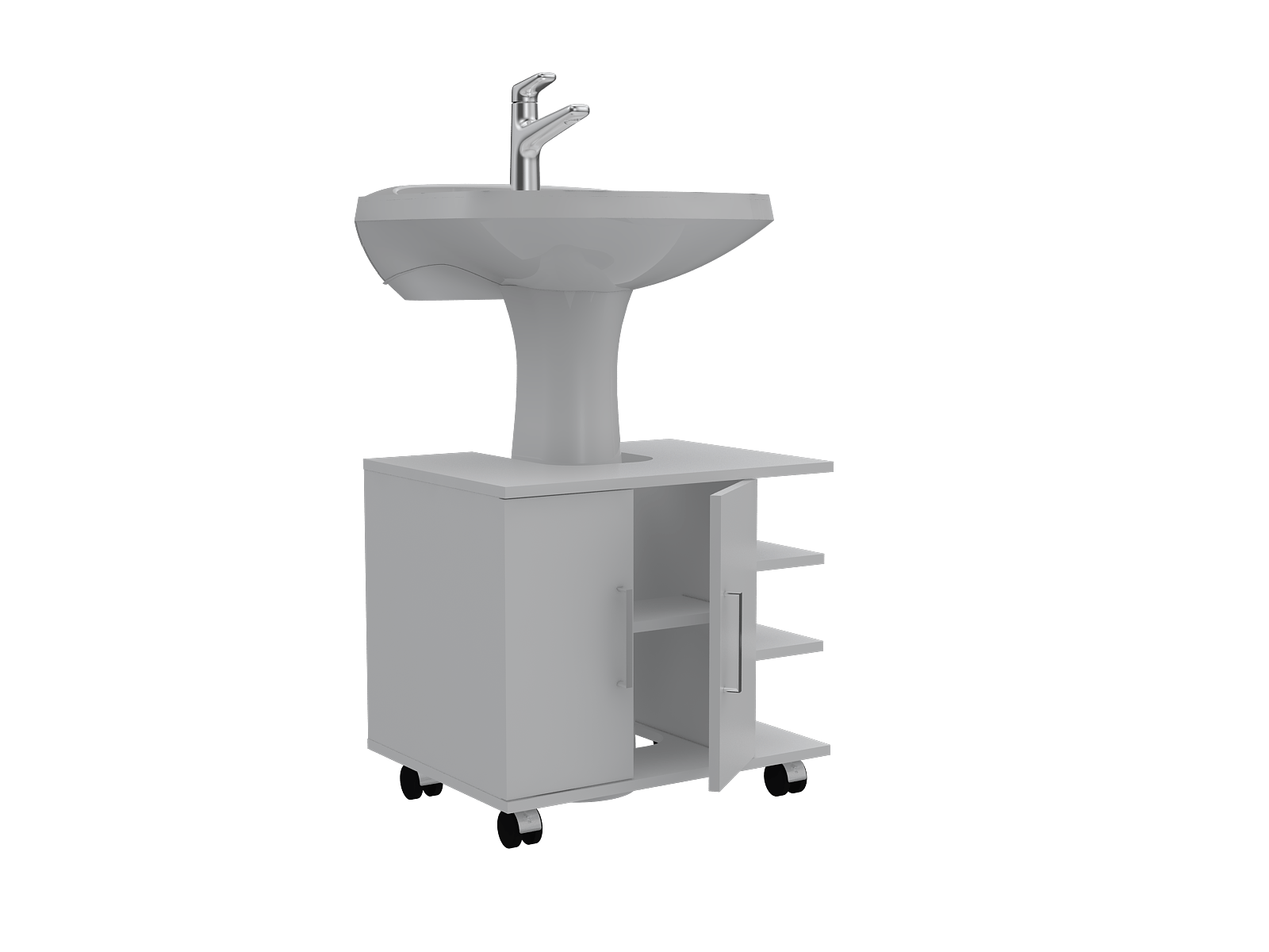 Mueble Elemental Para Lavamanos Rta Blanco
