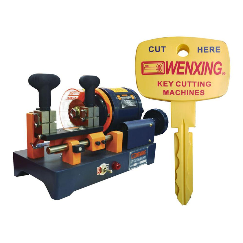 Maquina Duplicadora De  Llaves Marca Wenxing Ref 218D  Llave Publicitaria Amarilla