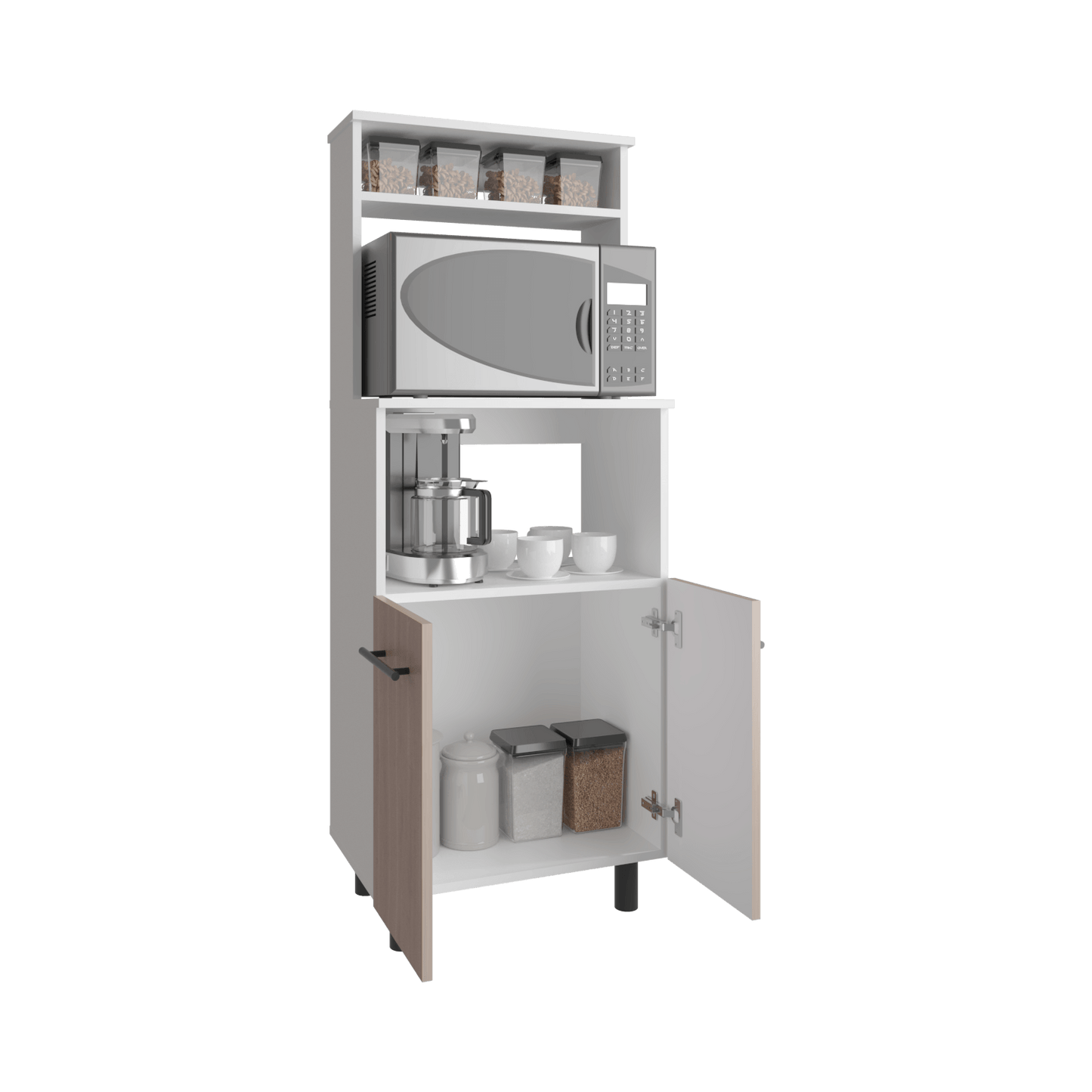 Mueble Microodas 140X54X34 Brisa Rta Blanco Bardolino