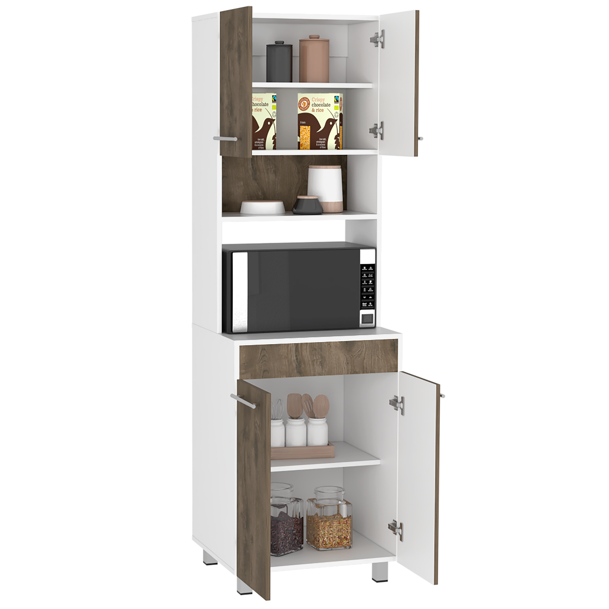 Modulo Microondas Vimo 194 X 60 Rta Blanco + Bellota