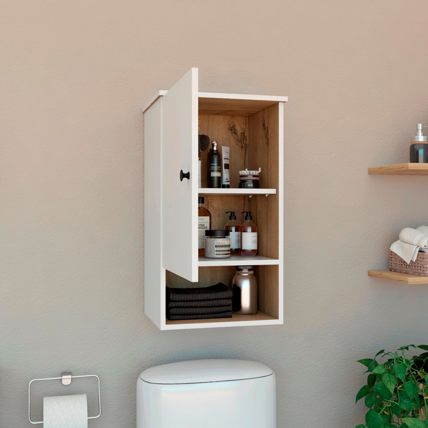 Mueble Botiquin Bath Bi Color Rta Blanco Duna