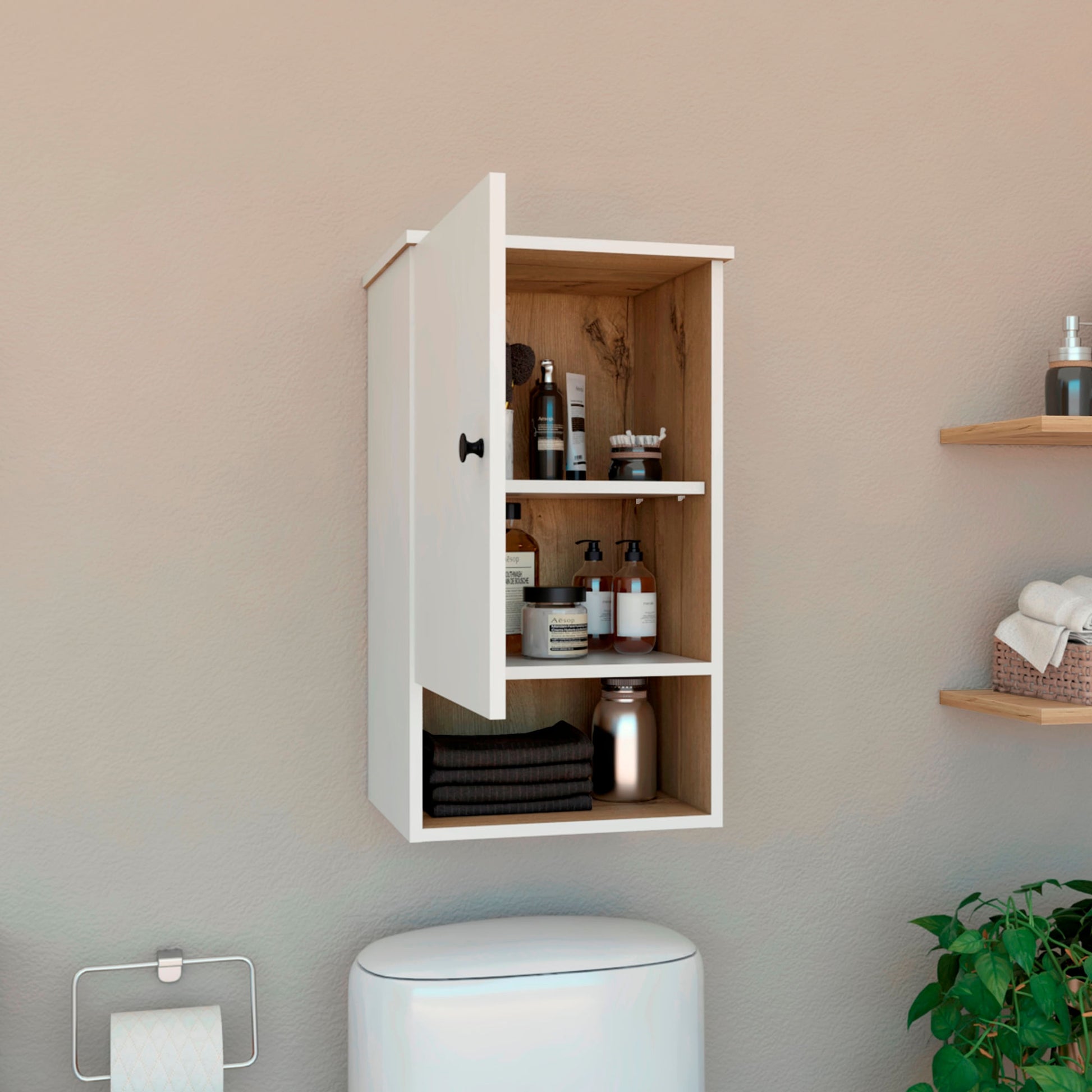 Mueble Botiquin Bath Bi Color Rta Blanco Duna