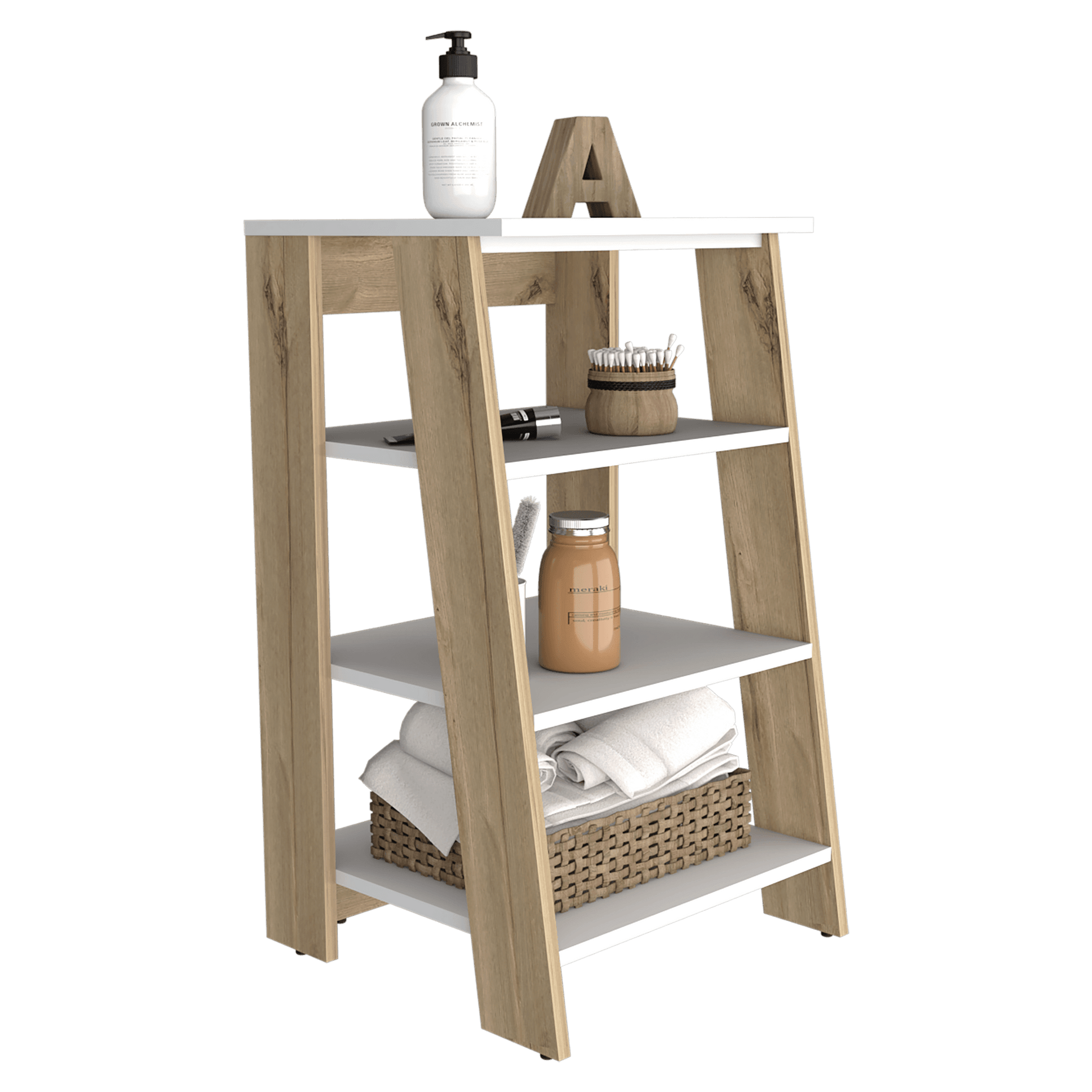 Mueble Optimizador 3 Bath Bi Color Rta Duna Blanco