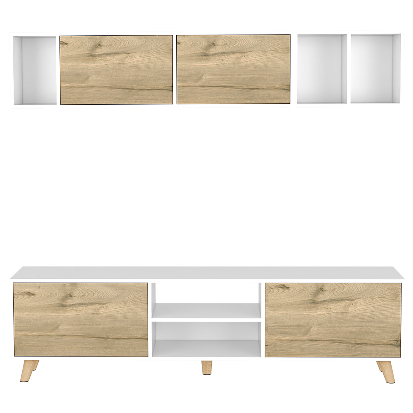Mueble De Salon 180 Tori Rta Duna + Blanco