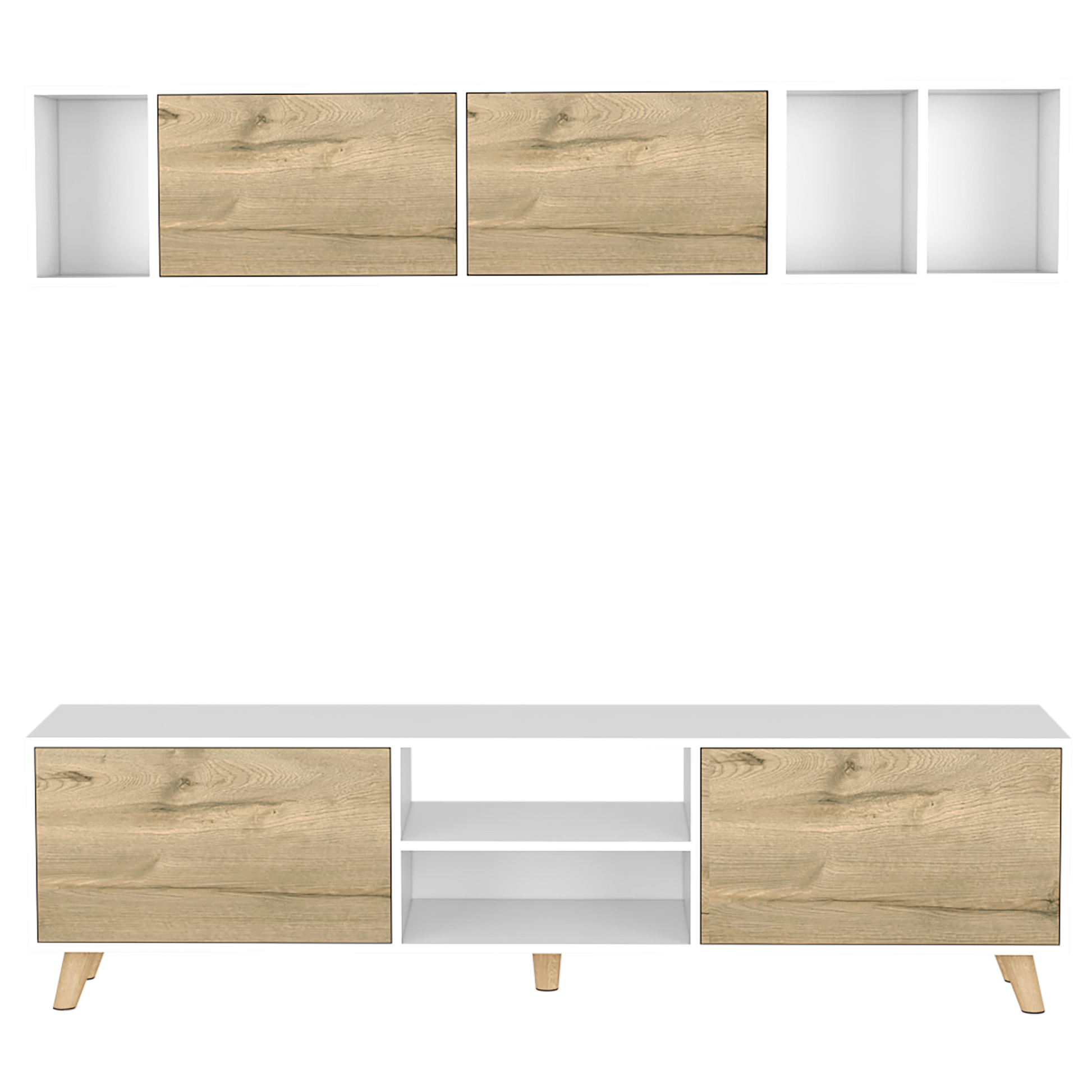 Mueble De Salon 180 Tori Rta Duna + Blanco