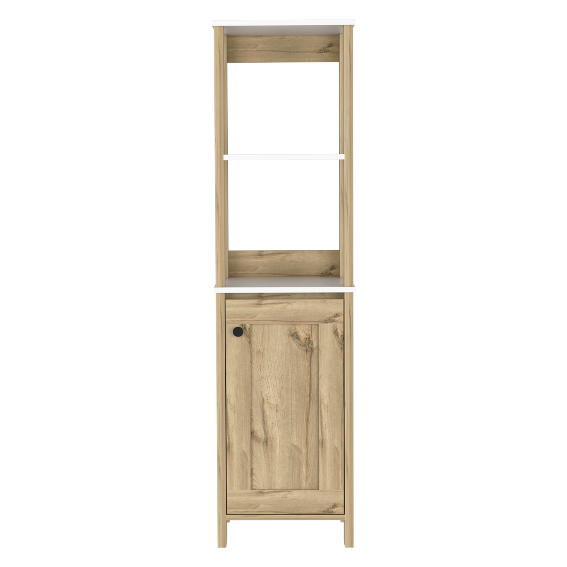 Mueble Optimizador 1 Bath Bi-Color 150X40X40 Rta Blanco/Duna