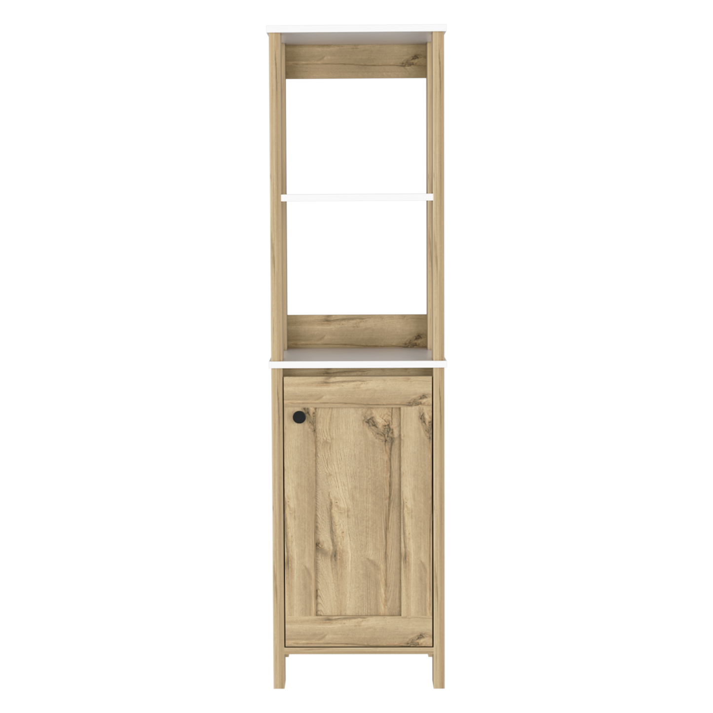 Mueble Optimizador 1 Bath Bi-Color 150X40X40 Rta Blanco/Duna