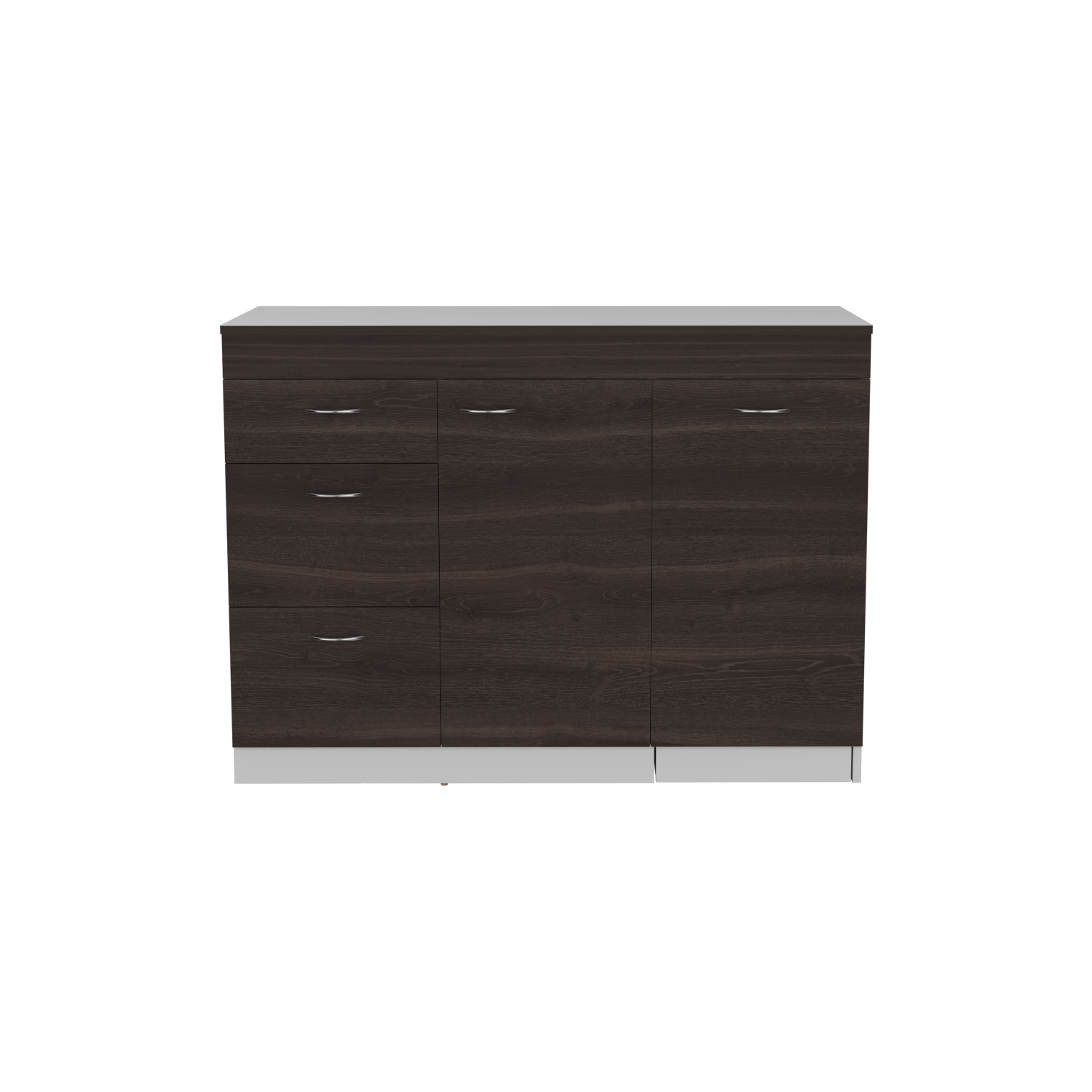Mueble Inferior Cocina Grecia Rta Blanco Milan