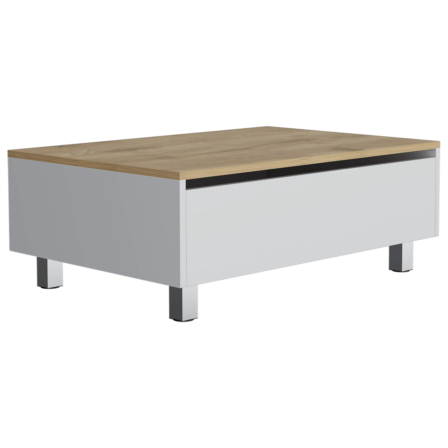 Mesa De Centro Gambia Rta Macadamia Blanco