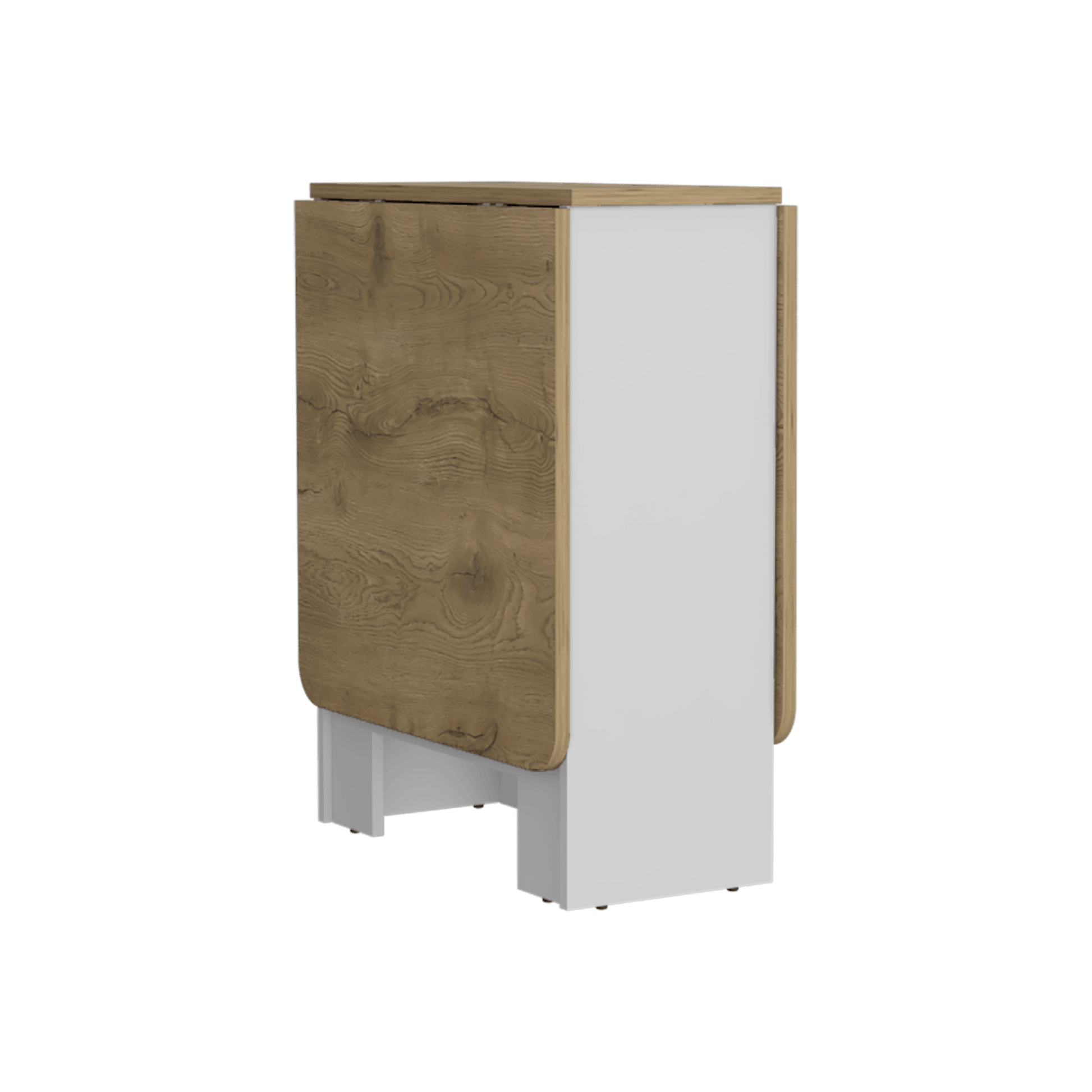 Mesa Plegable Gateleg Rta Blanco Macadamia