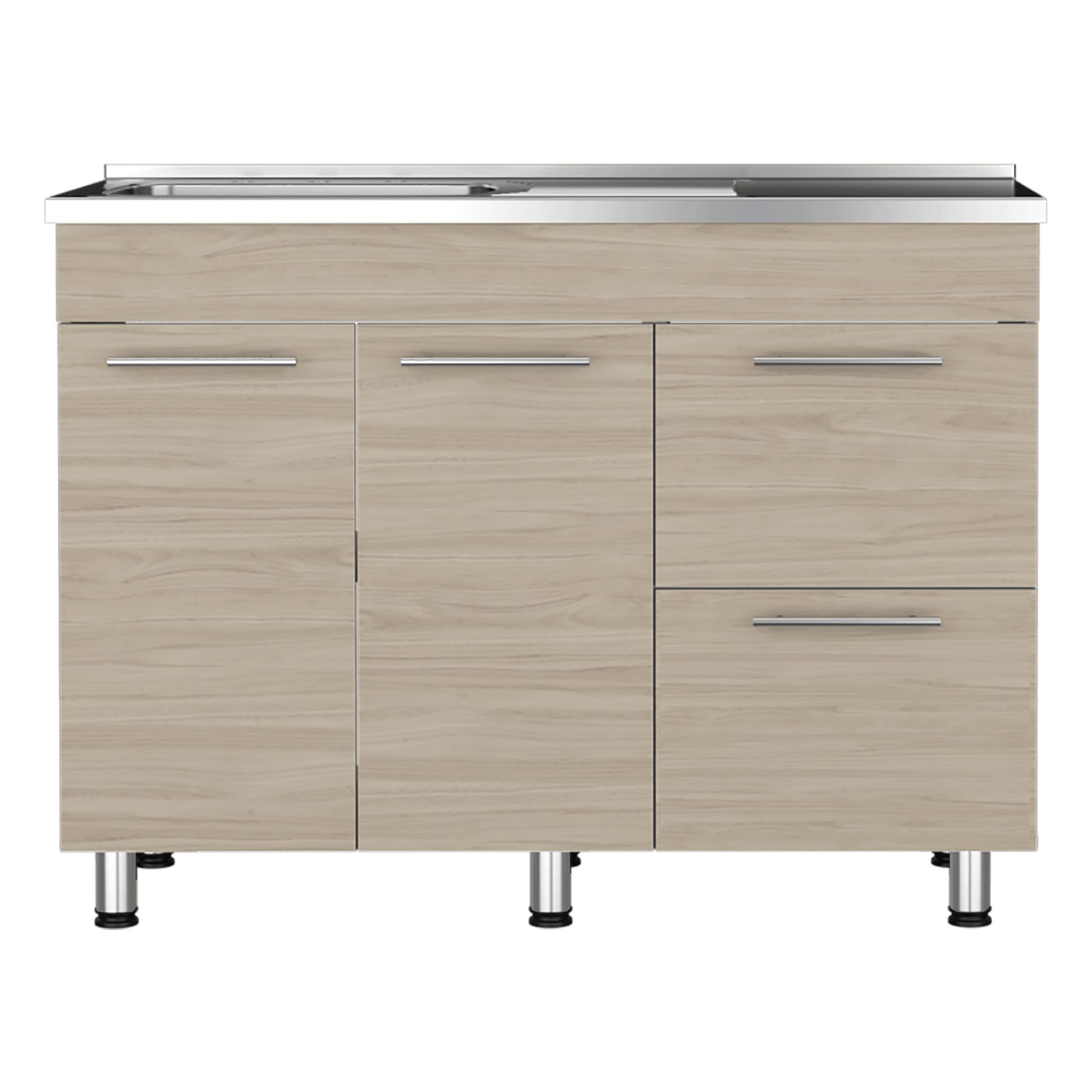 Cocina 120 Kira Rta Blanco + Nacar