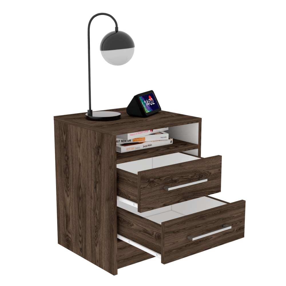 Mesa De Noche Eter Rta Milan + Blanco