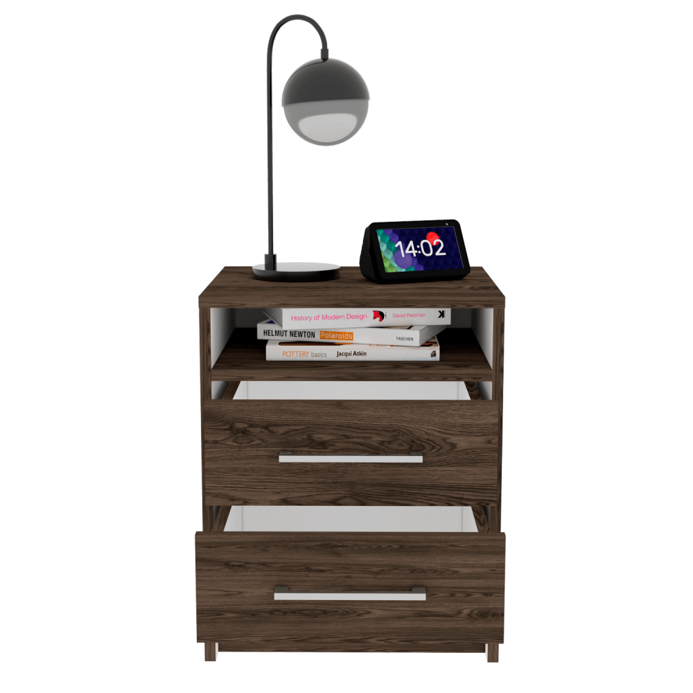 Mesa De Noche Eter Rta Milan + Blanco