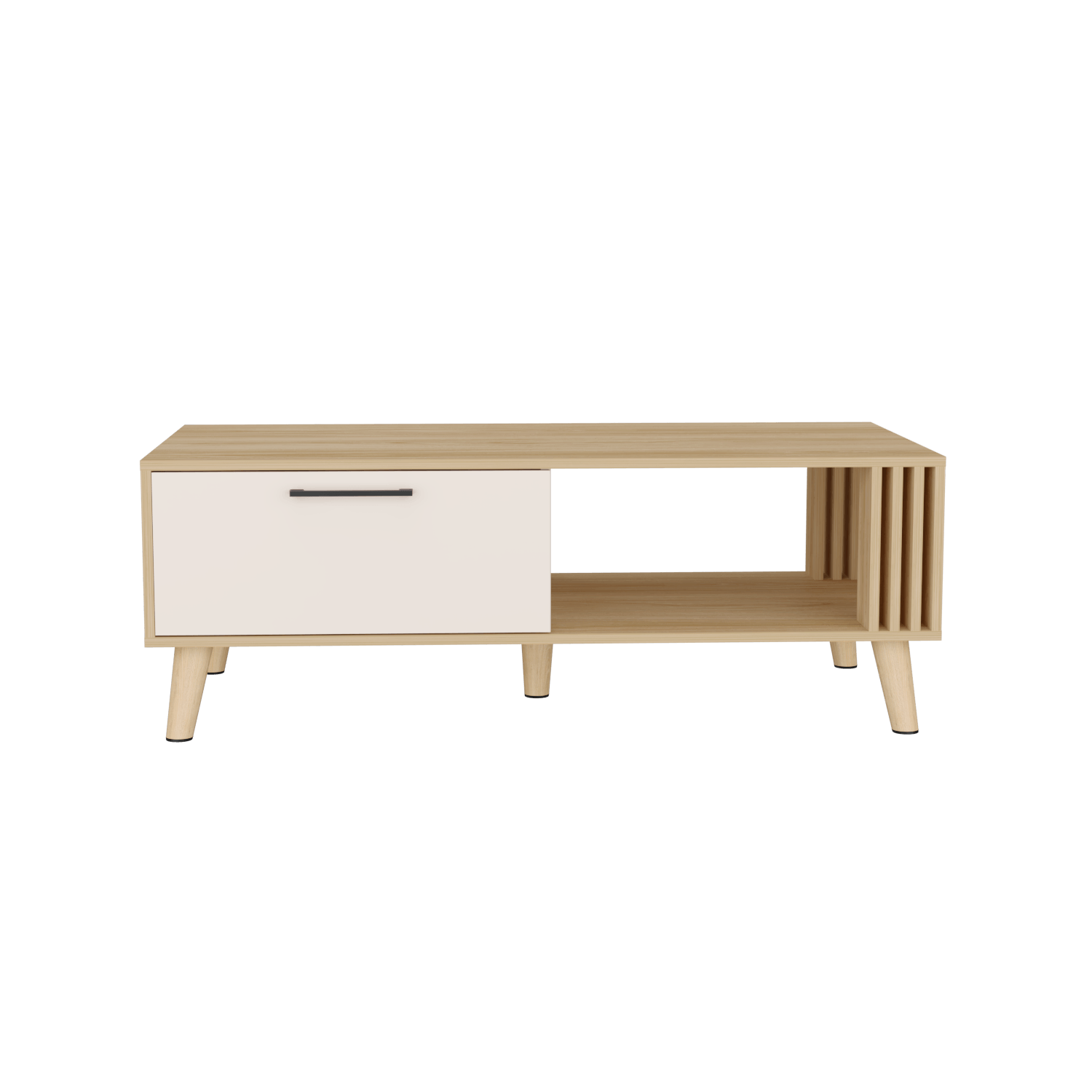 Mesa De Centro 43X120X60 Vance Rta Fresno Europeo Capri
