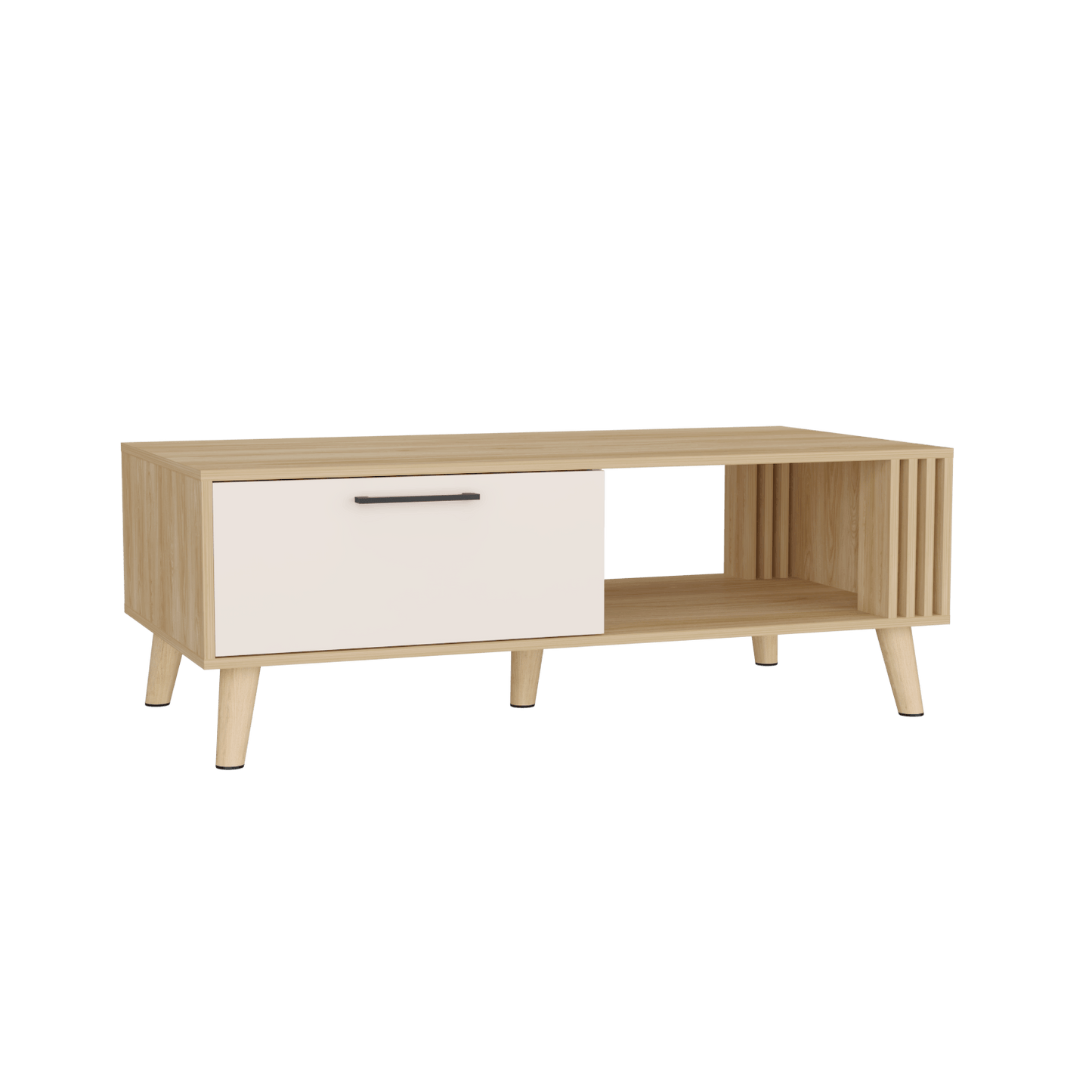 Mesa De Centro 43X120X60 Vance Rta Fresno Europeo Capri