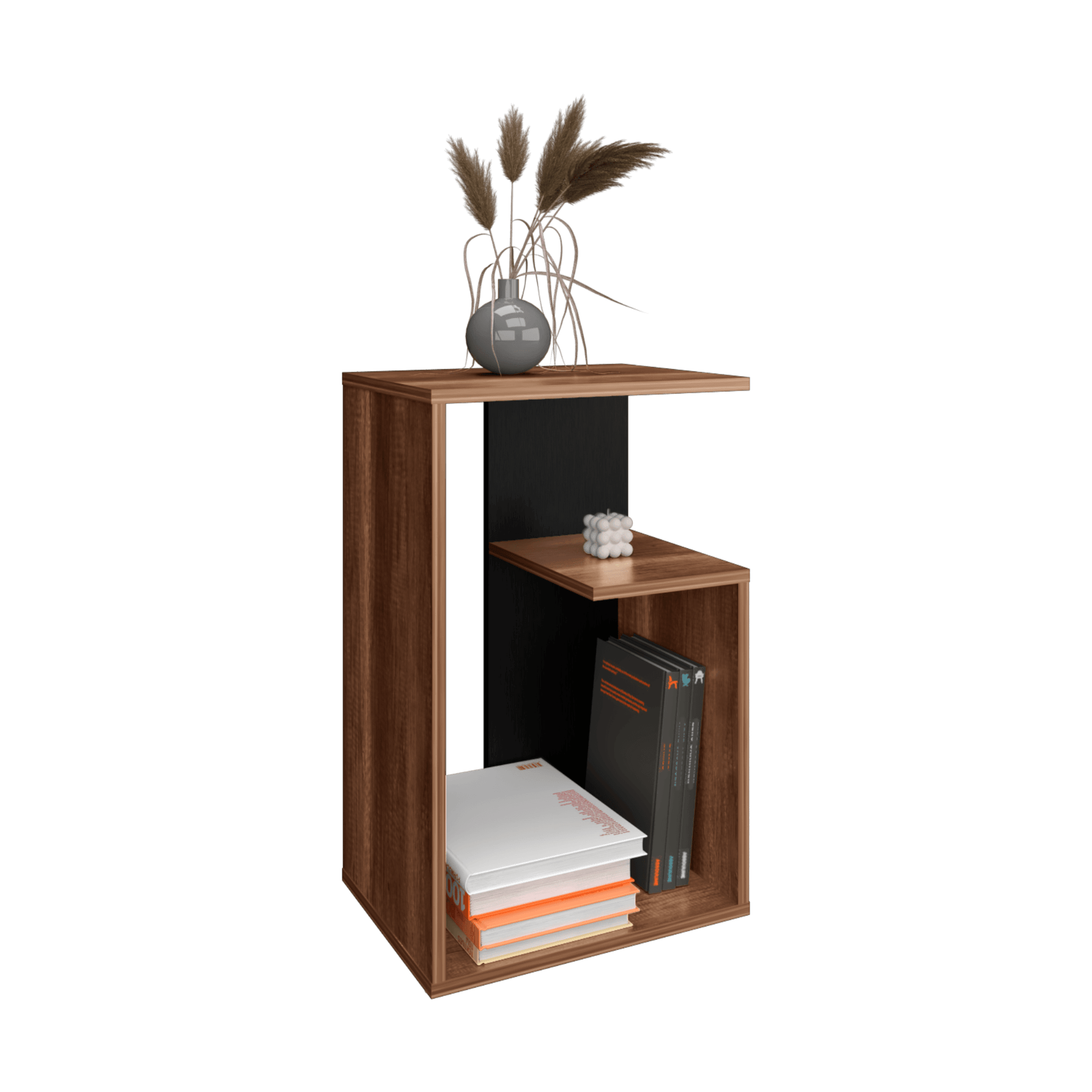 Mesa Auxiliar Everett 63X39X30 Rta Caramelo Wengue Zf