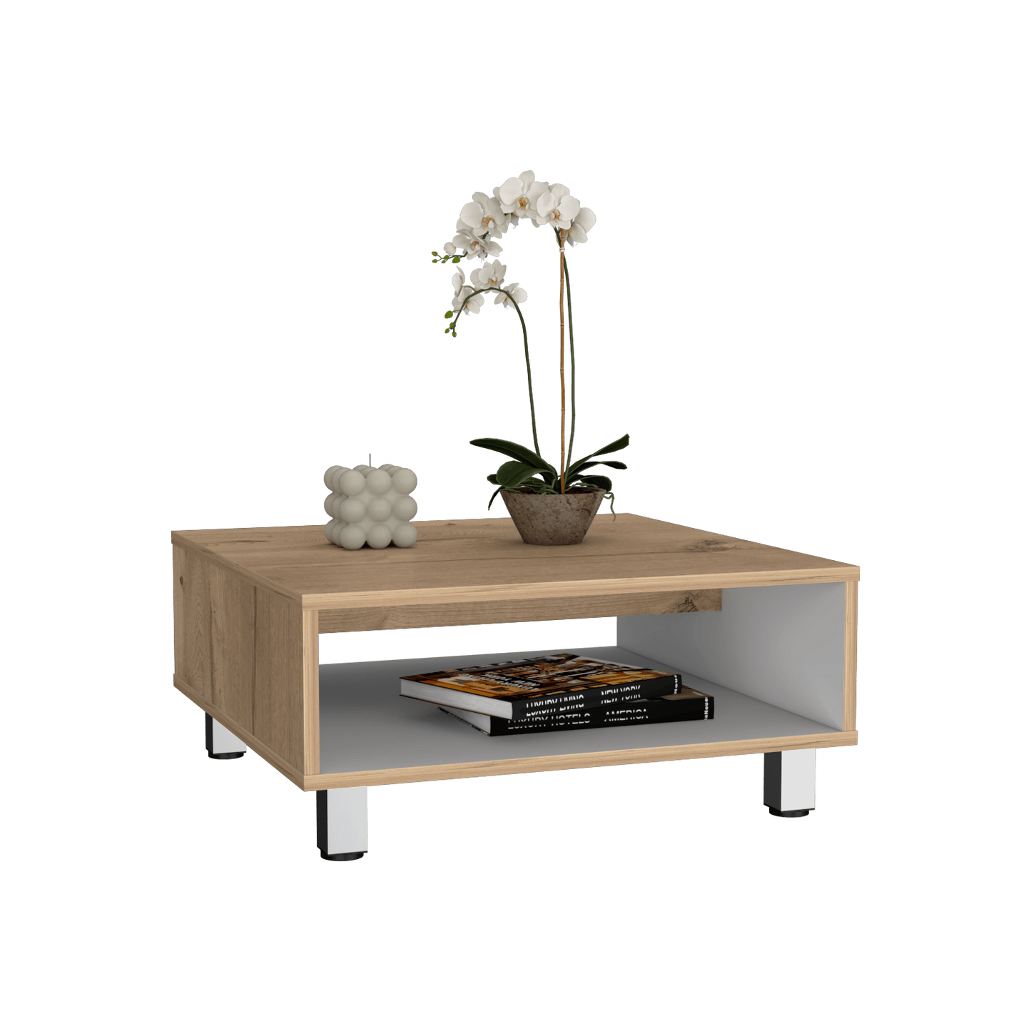 Mesa De Centro 29X60X60 Paris Rta Duna