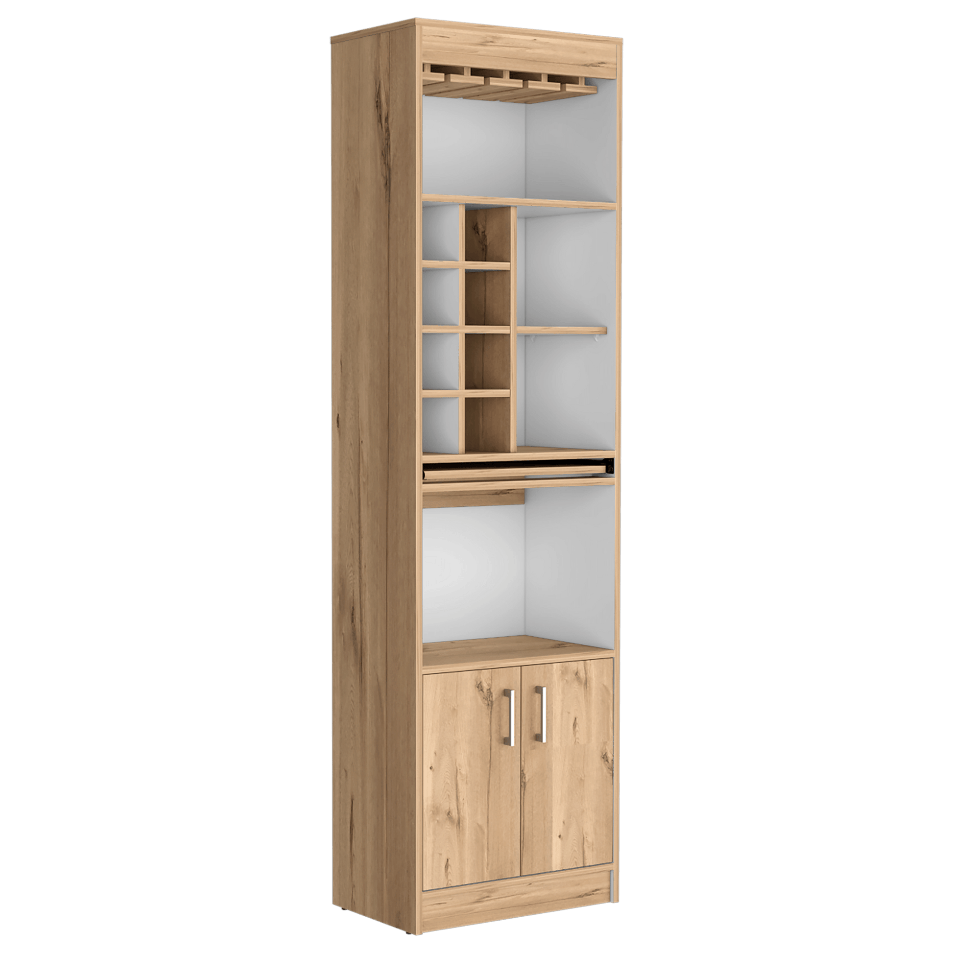 Mueble Bar Merlot Paris 180X51X32 Duna Blanco