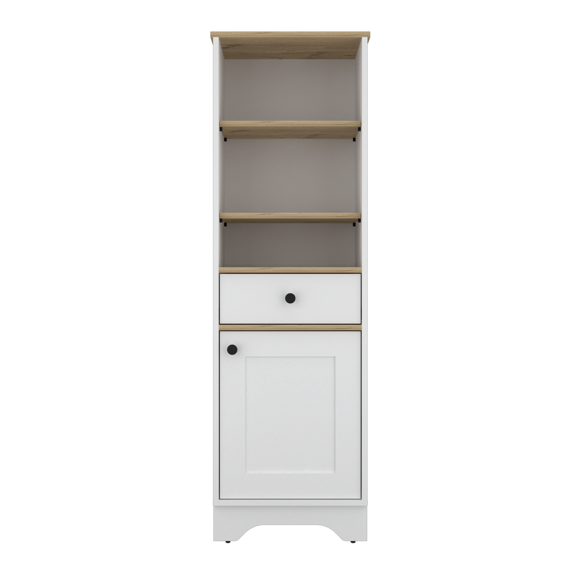 Mueble Optimizador 2 Bath Bi Color Rta Duna Blanco