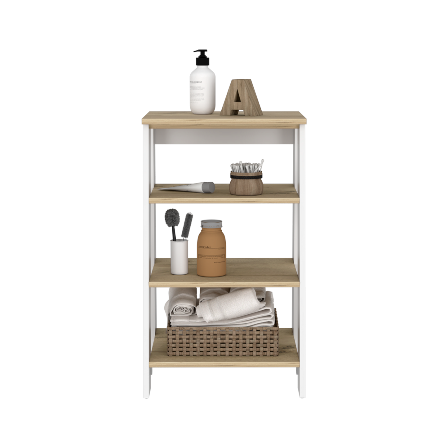 Mueble Organizador De Baño St Lucia Rta Duna + Blanco N/A
