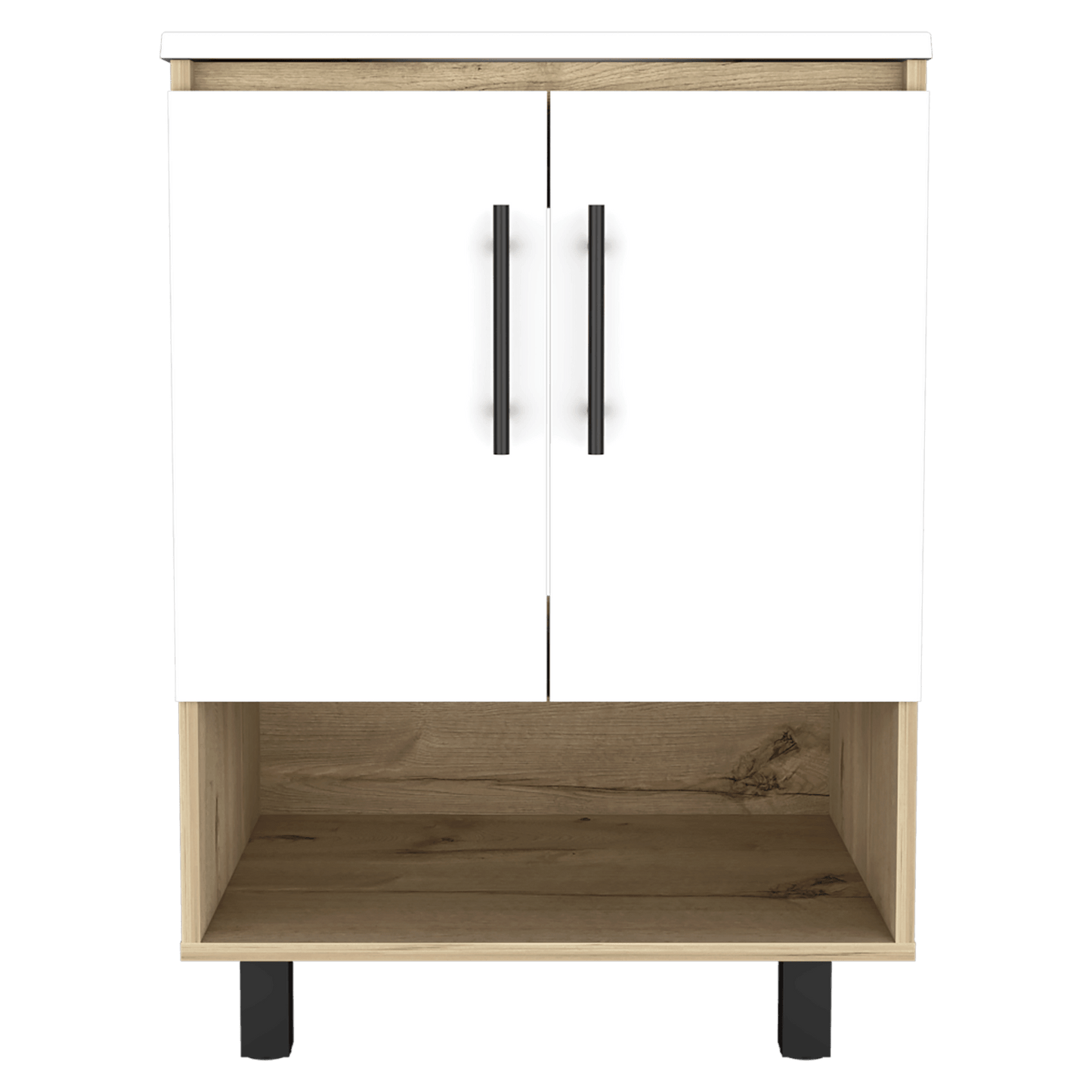 Mueble Optimizador Lavamanos Bath Bi Color A Rta Duna Blanco