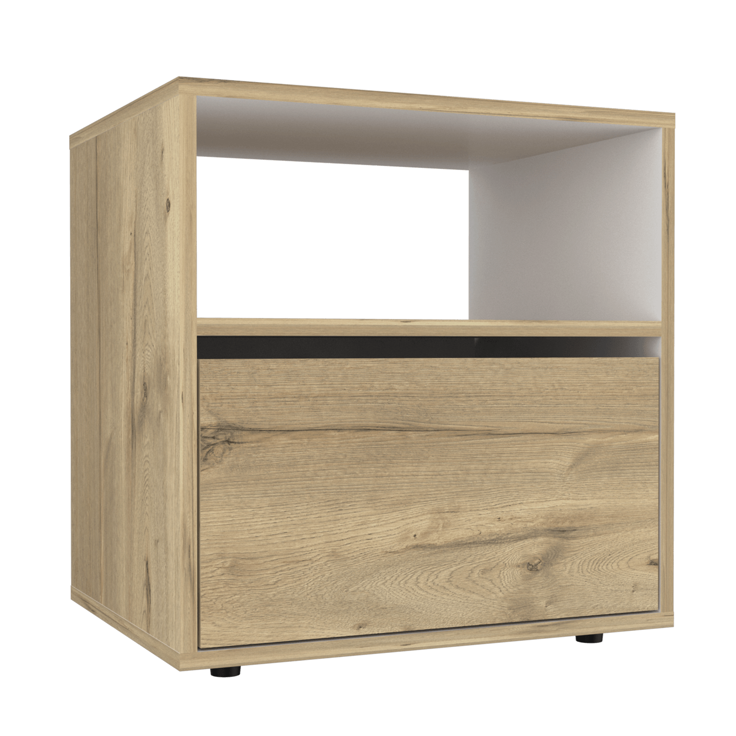 Mesa De Noche Galanto Rta Duna + Blanco