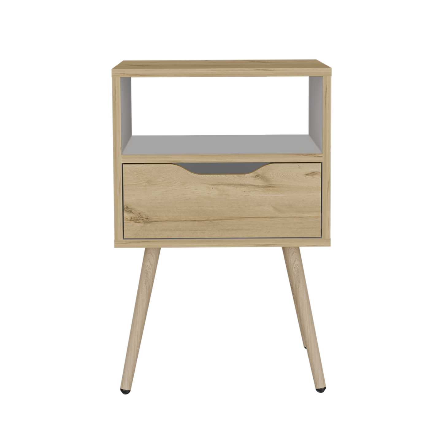Mesa De Noche Otom 1Cajon Rta Duna Blanco