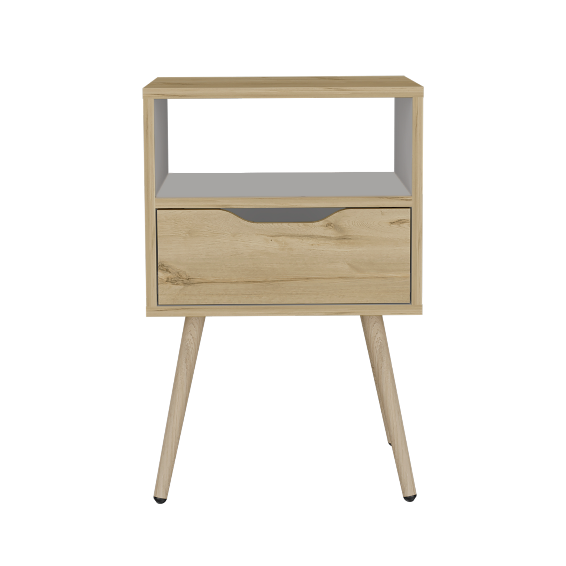Mesa De Noche Otom 1Cajon Rta Duna Blanco