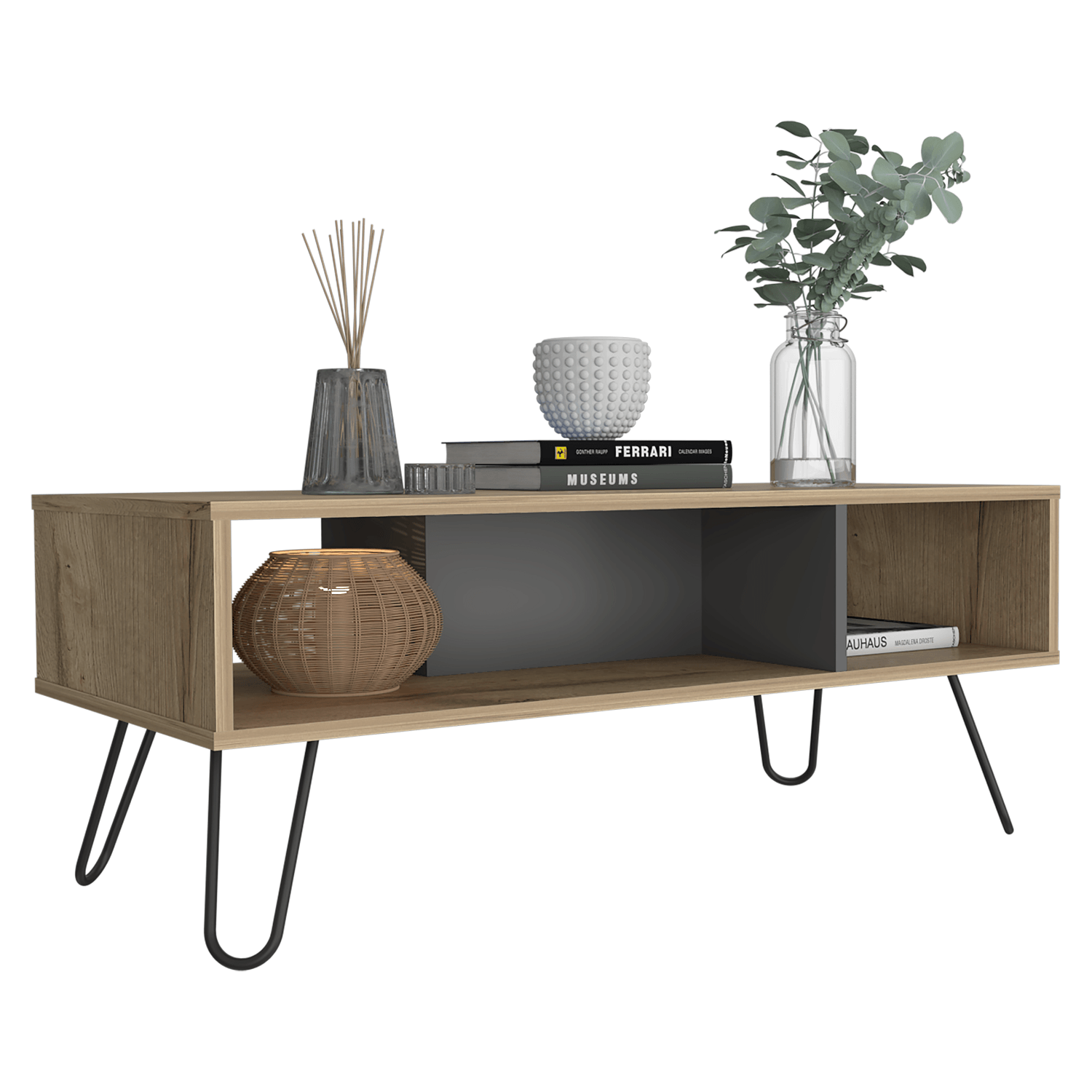 Mesa De Centro Vegas Rta Duna + Plomo