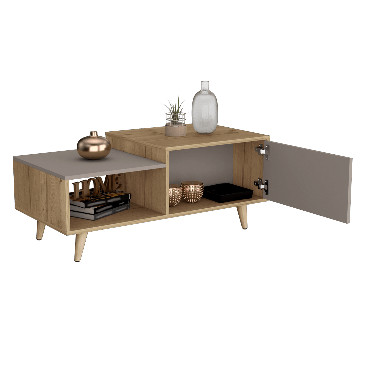 Mesa De Centro Bora 100 Rta Duna Taupe