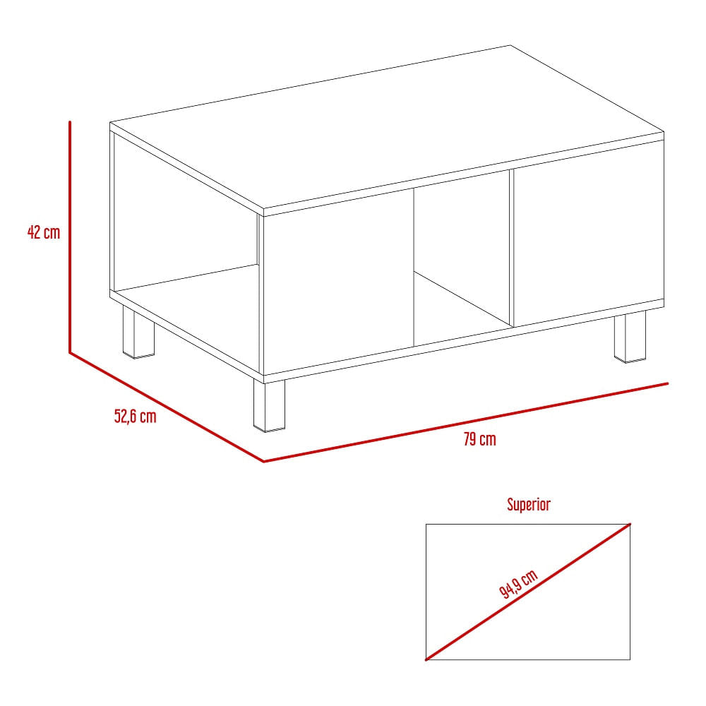 Mesa De Centro Bellagio Siena